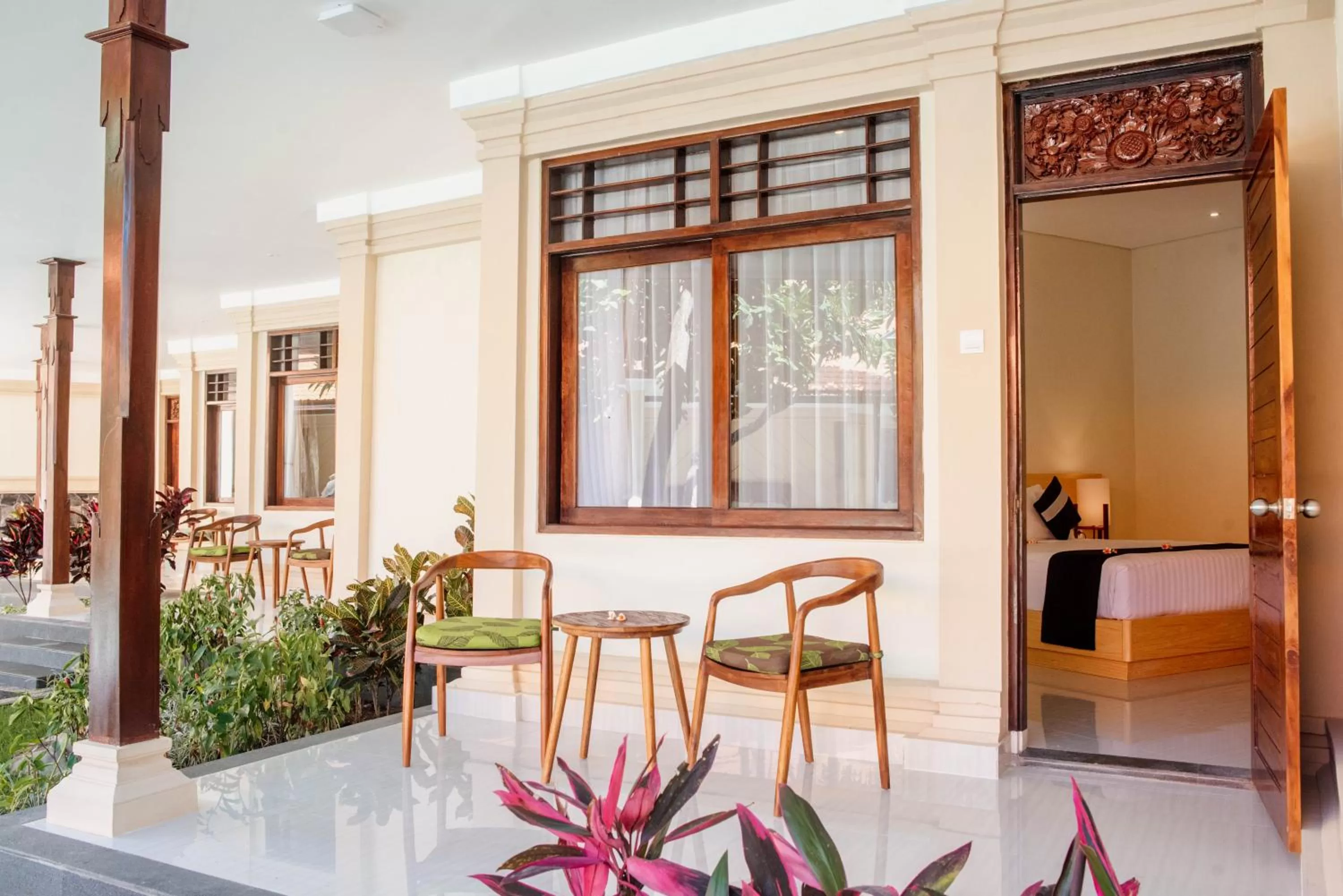 Balcony/Terrace in New Sunari Lovina Beach Resort