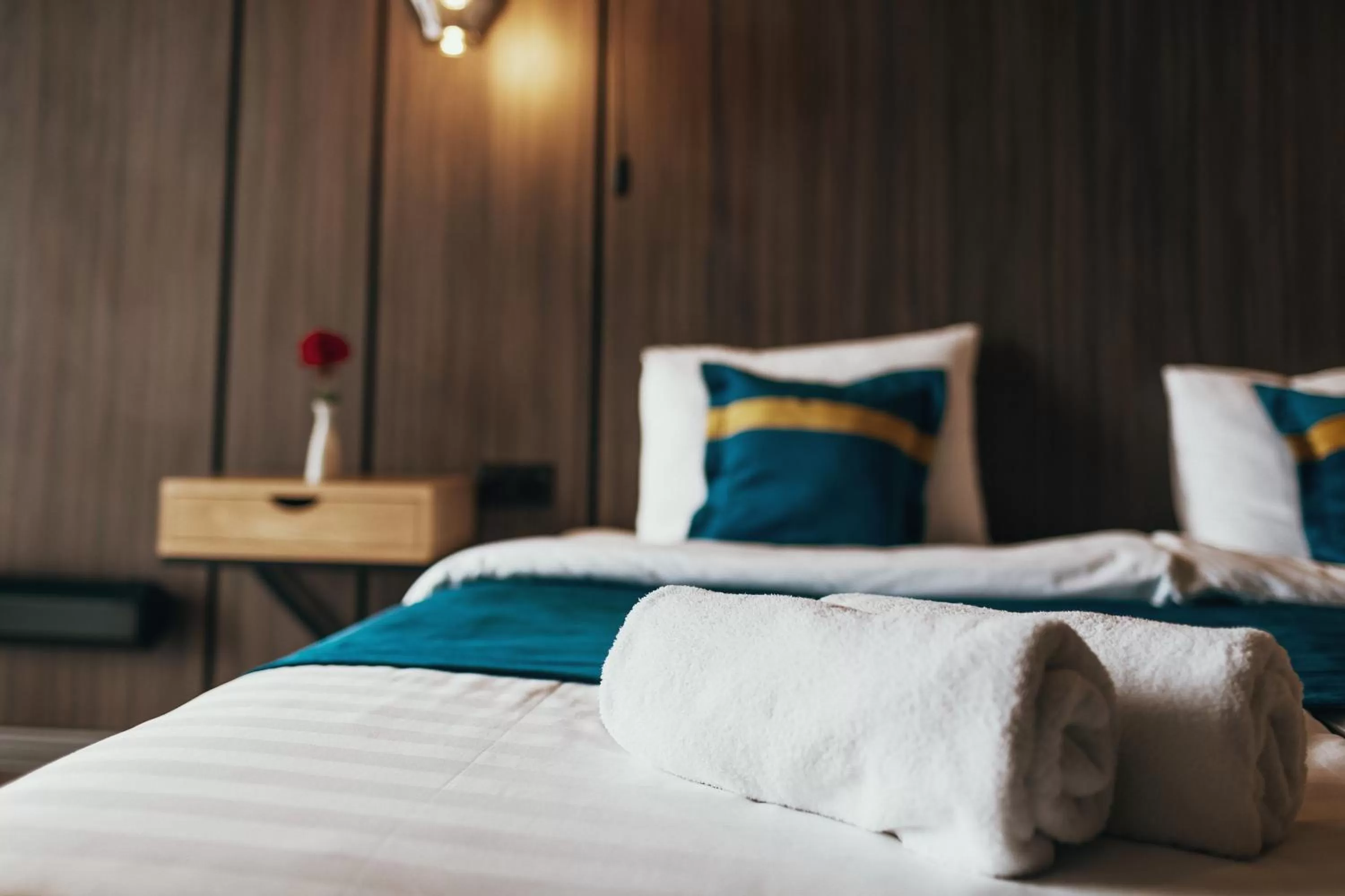 Decorative detail, Bed in Tulip Residence & Spa Hotel