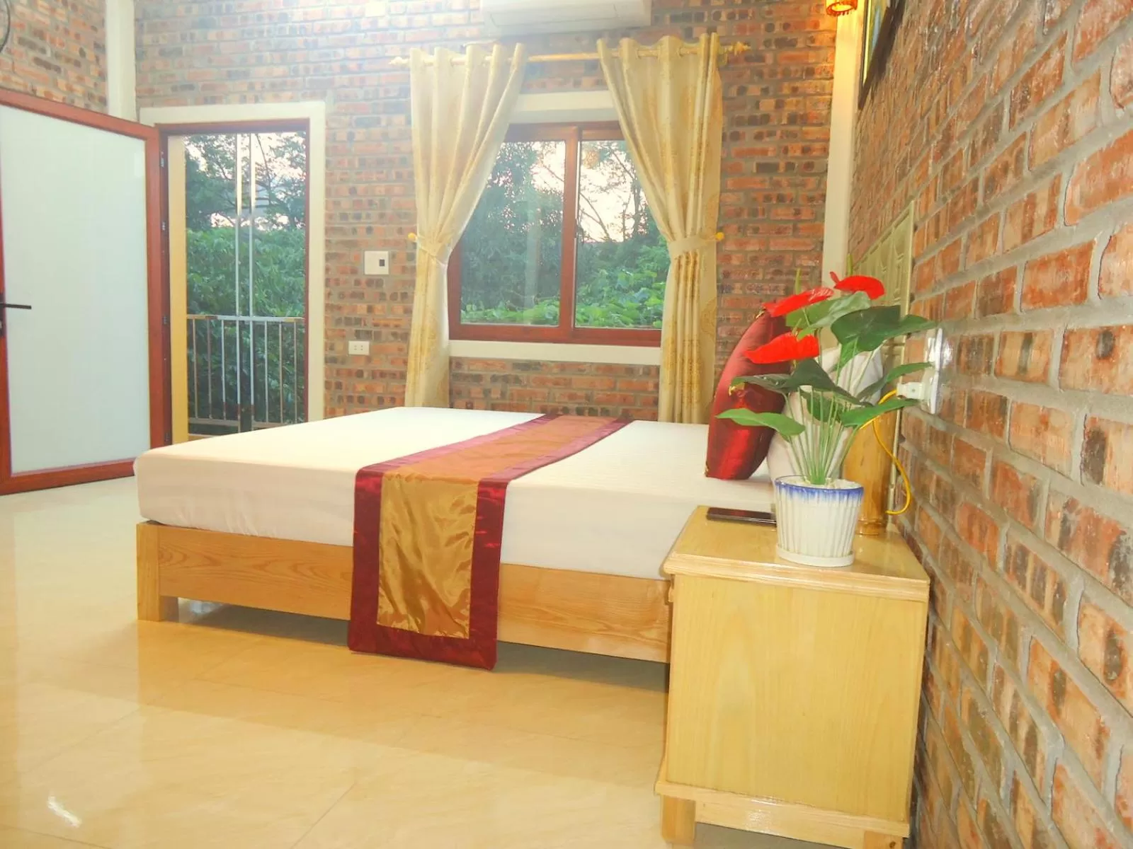 Bedroom, Bed in Green Space Homestay