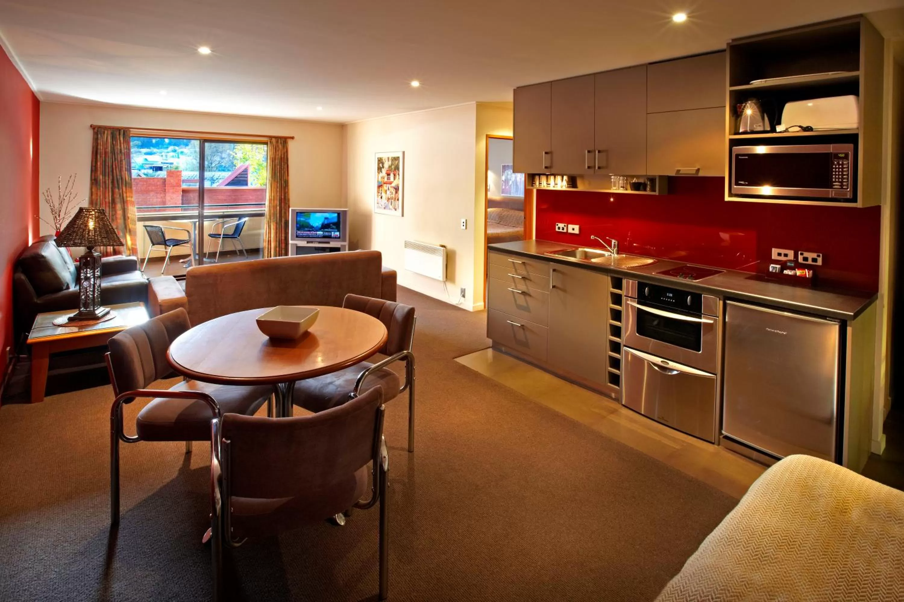 Kitchen or kitchenette in St James Apartments