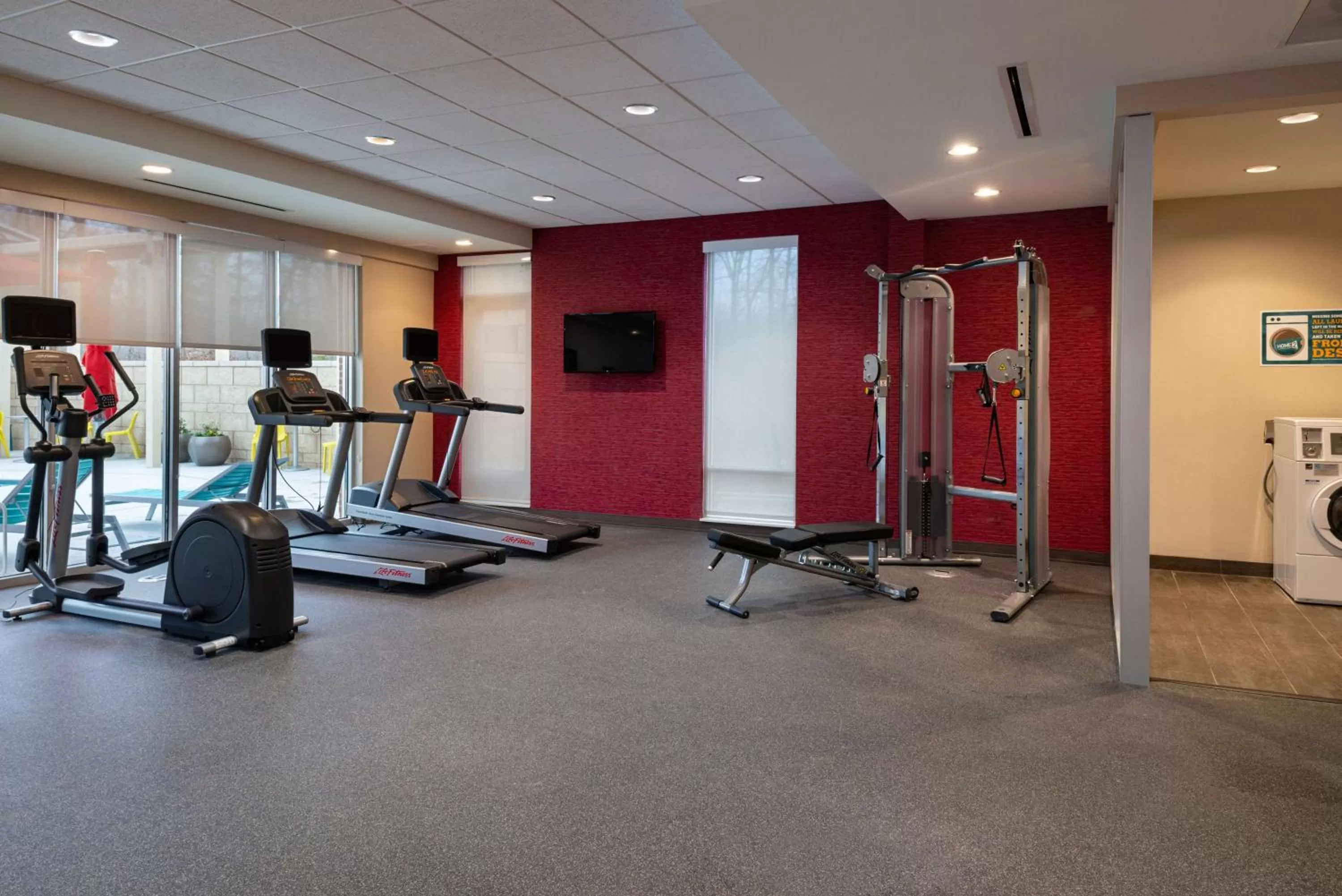 Fitness centre/facilities in Home2 Suites By Hilton Charlotte Mooresville, Nc