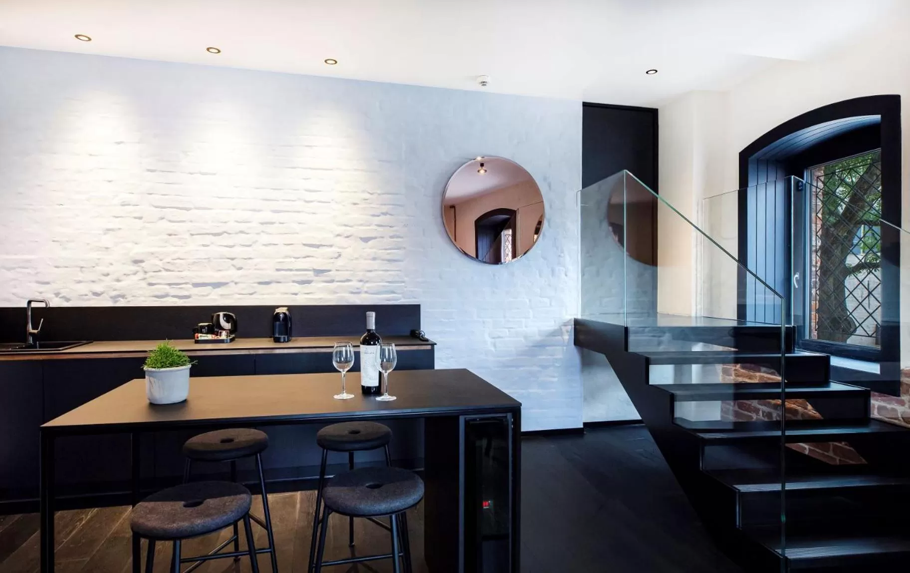 Kitchen or kitchenette in Hotel 1231