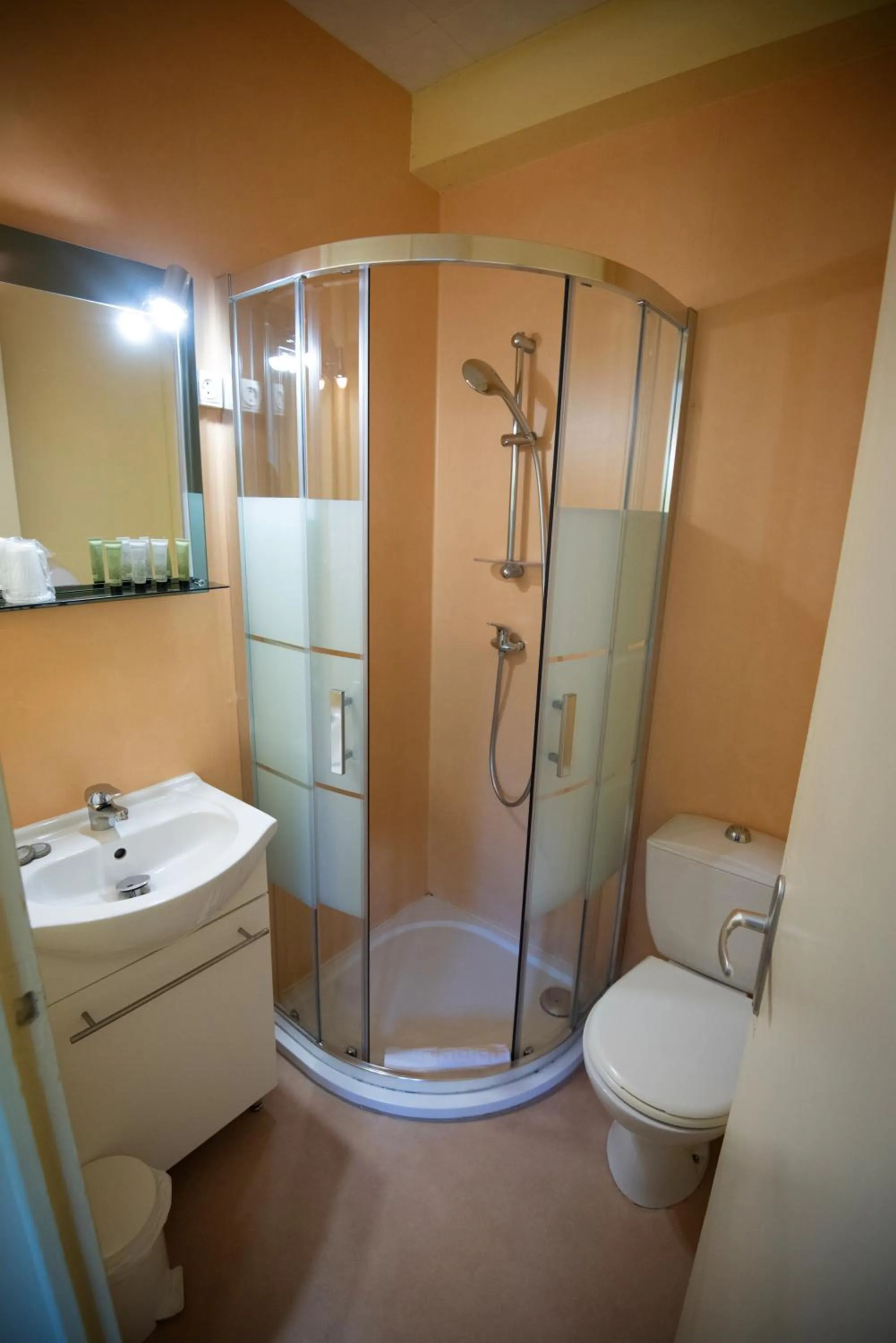 Shower in Hotel Restaurant Saint-Benoit