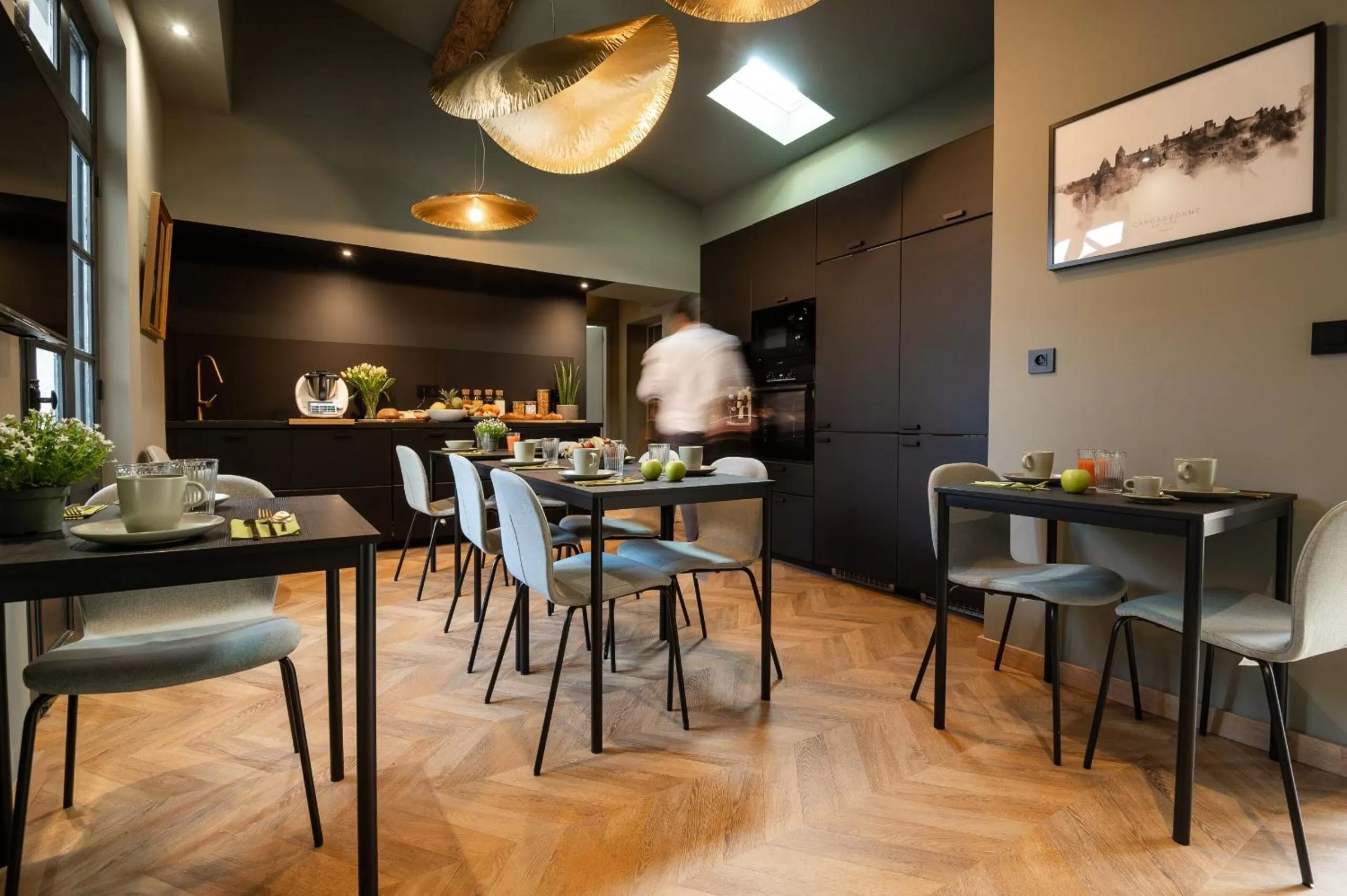 Dining area in La Maison de Jean by Maison Bacou