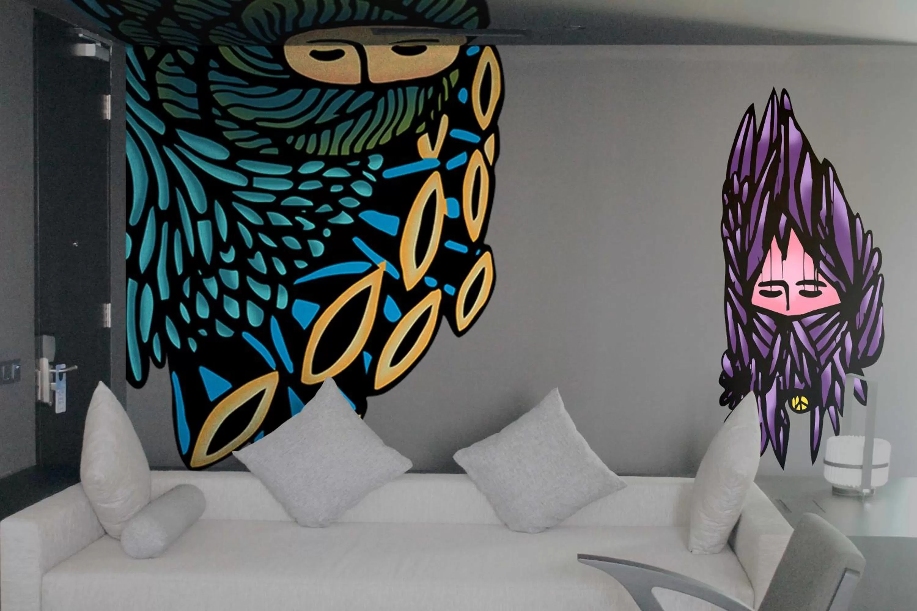 Living room, Bed in ARTOTEL Gajahmada Semarang