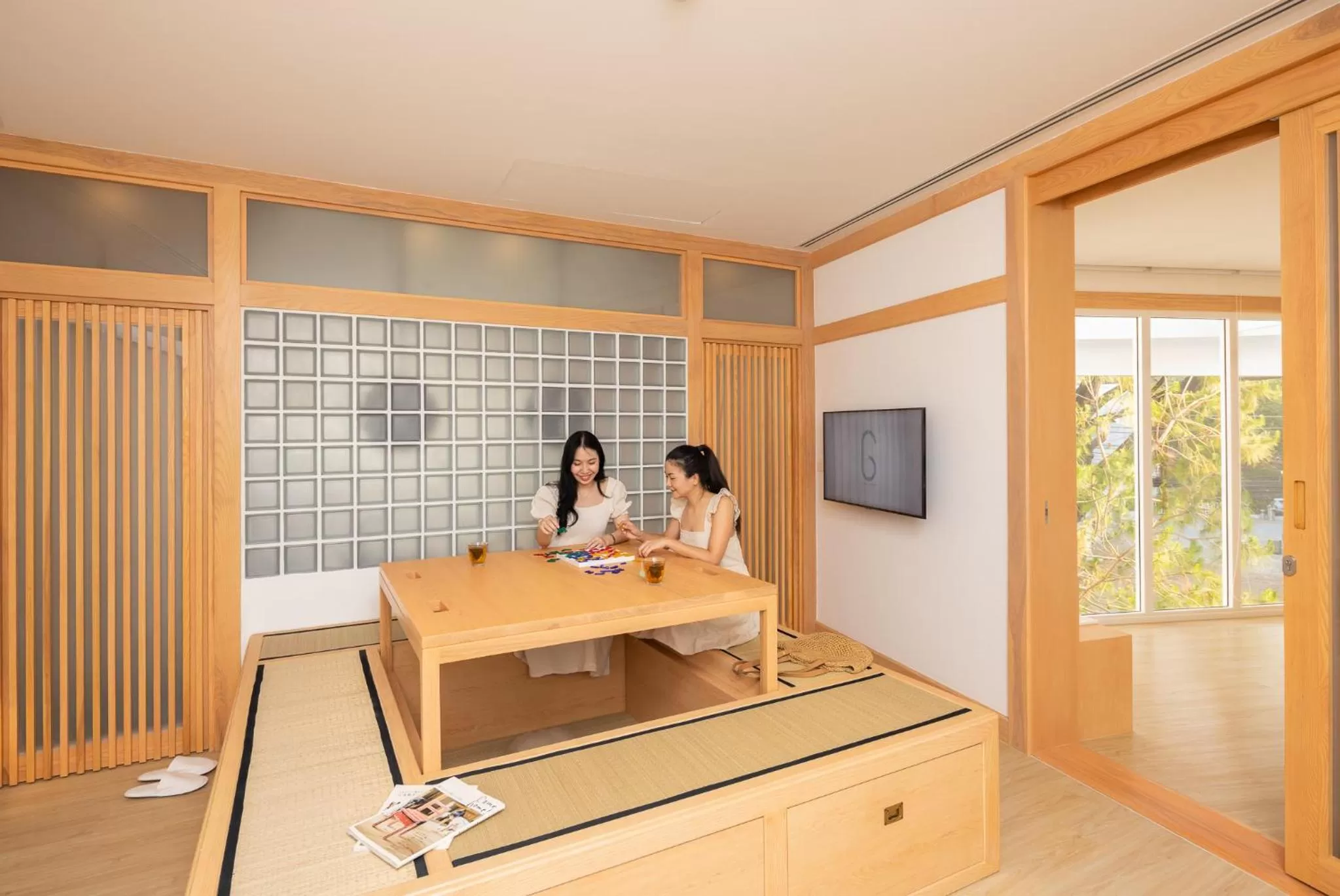 Living room in G Nimman Chiang Mai