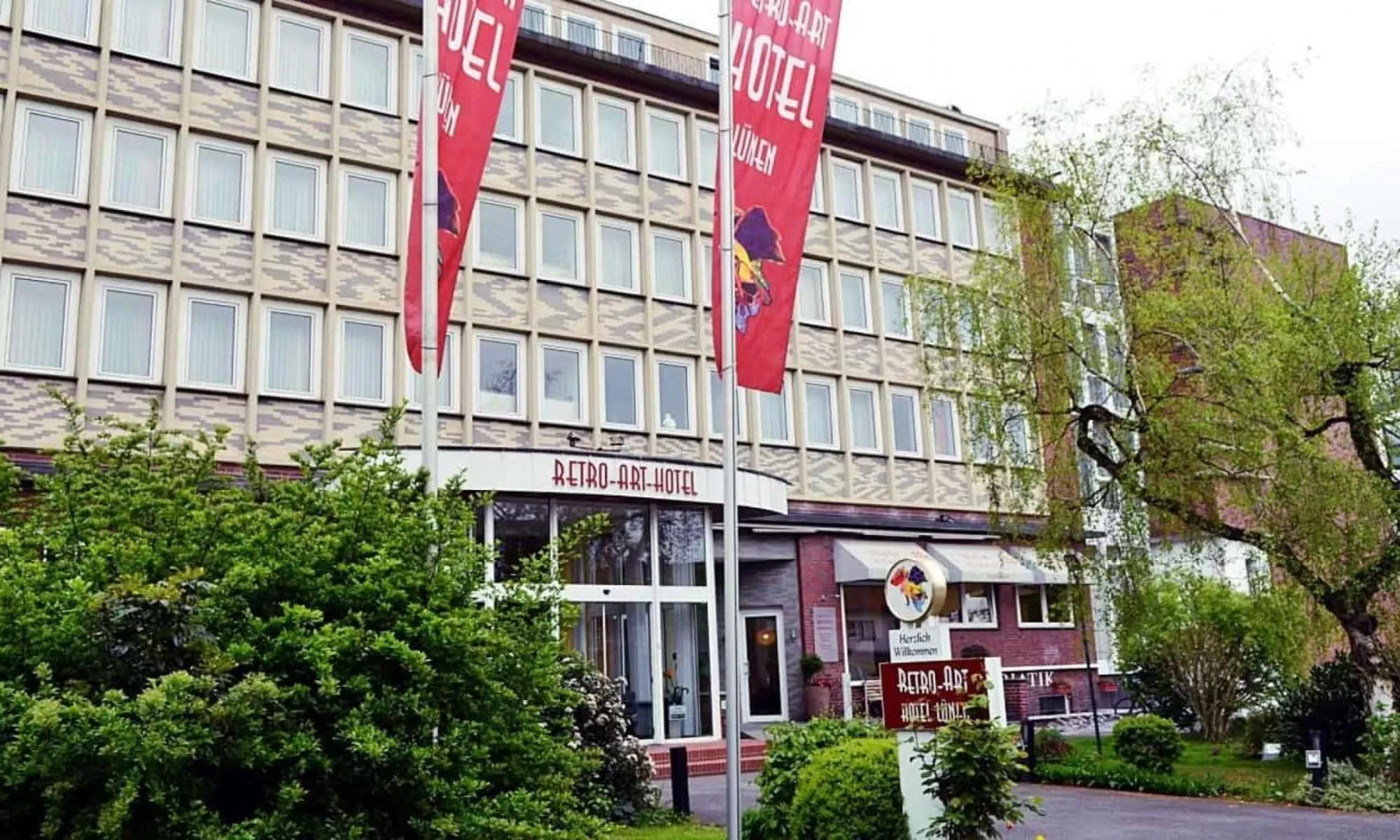 Property building in Retro - Art - Hotel Lünen