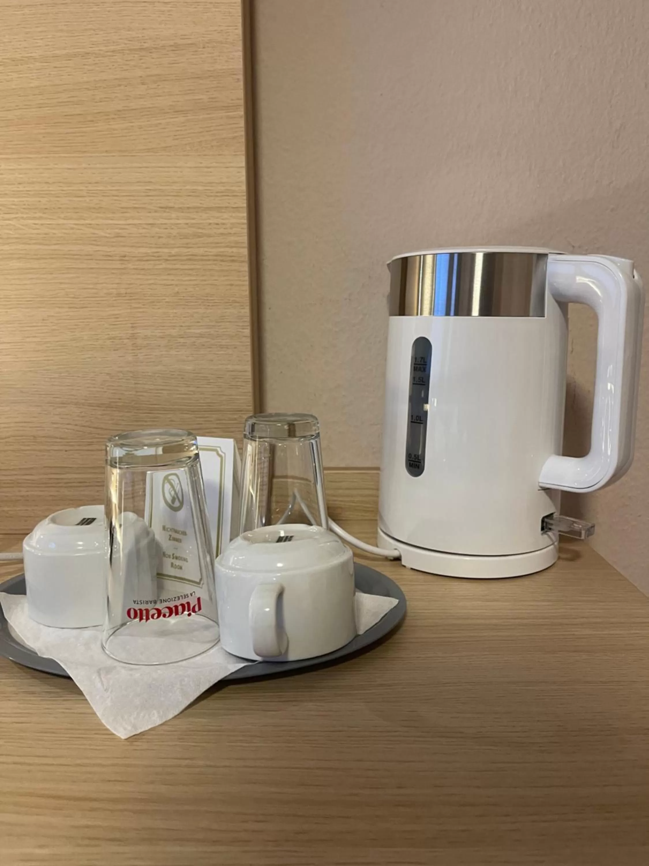 Kitchen or kitchenette in Hafner Hotel- Apartment