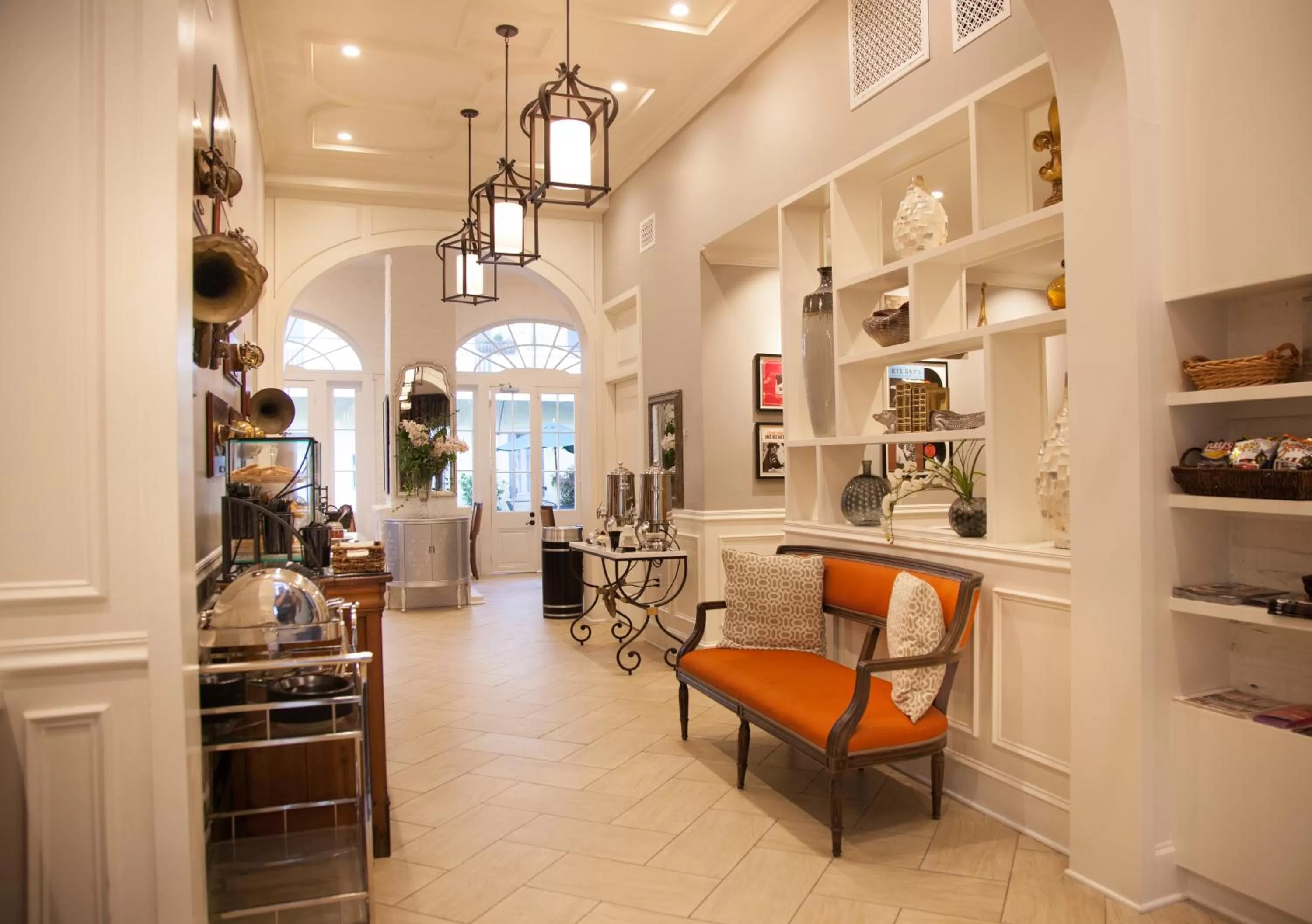 Lobby or reception in Hotel St. Pierre French Quarter