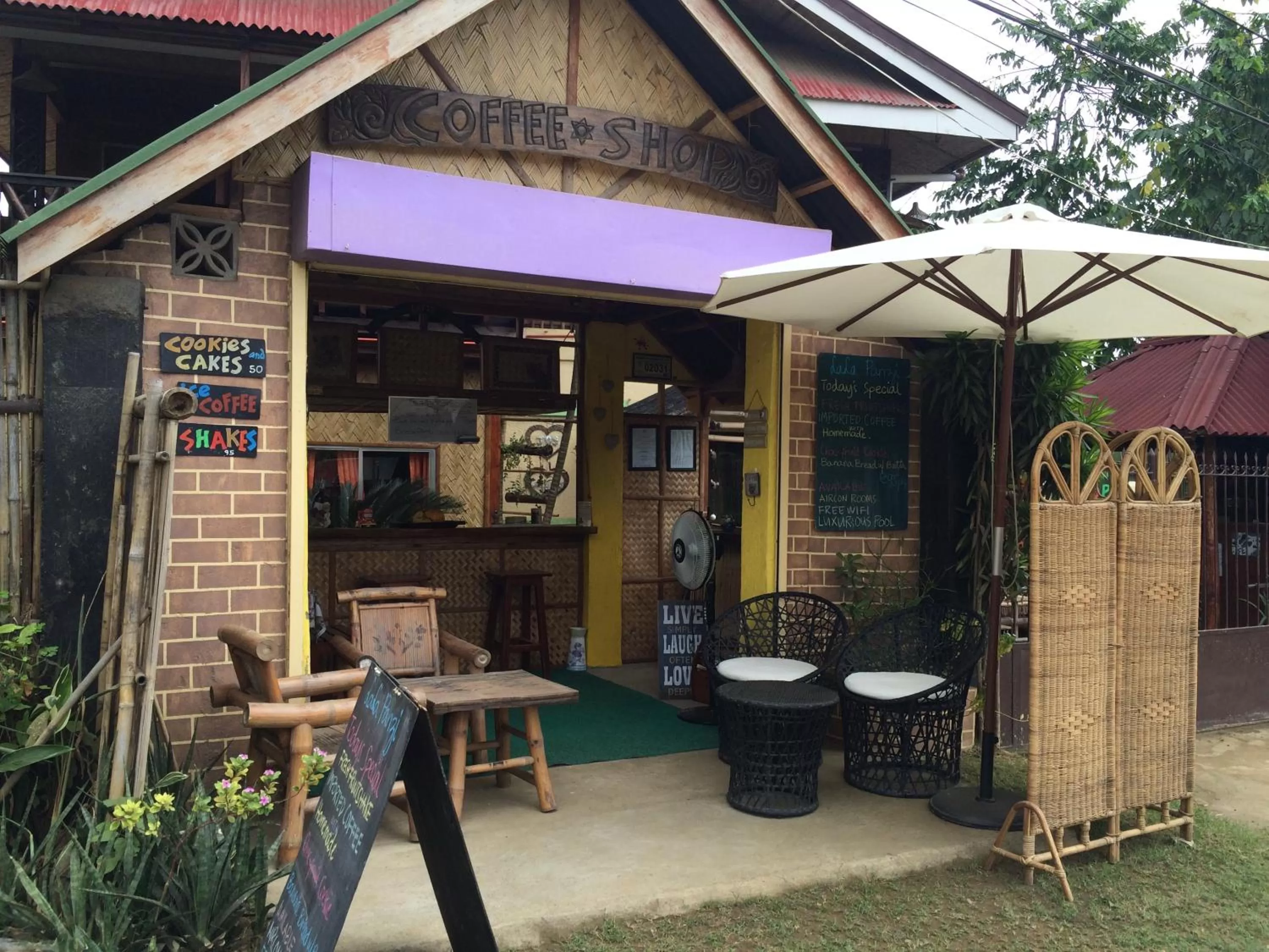 Area and facilities in Lala Panzi Bed and Breakfast