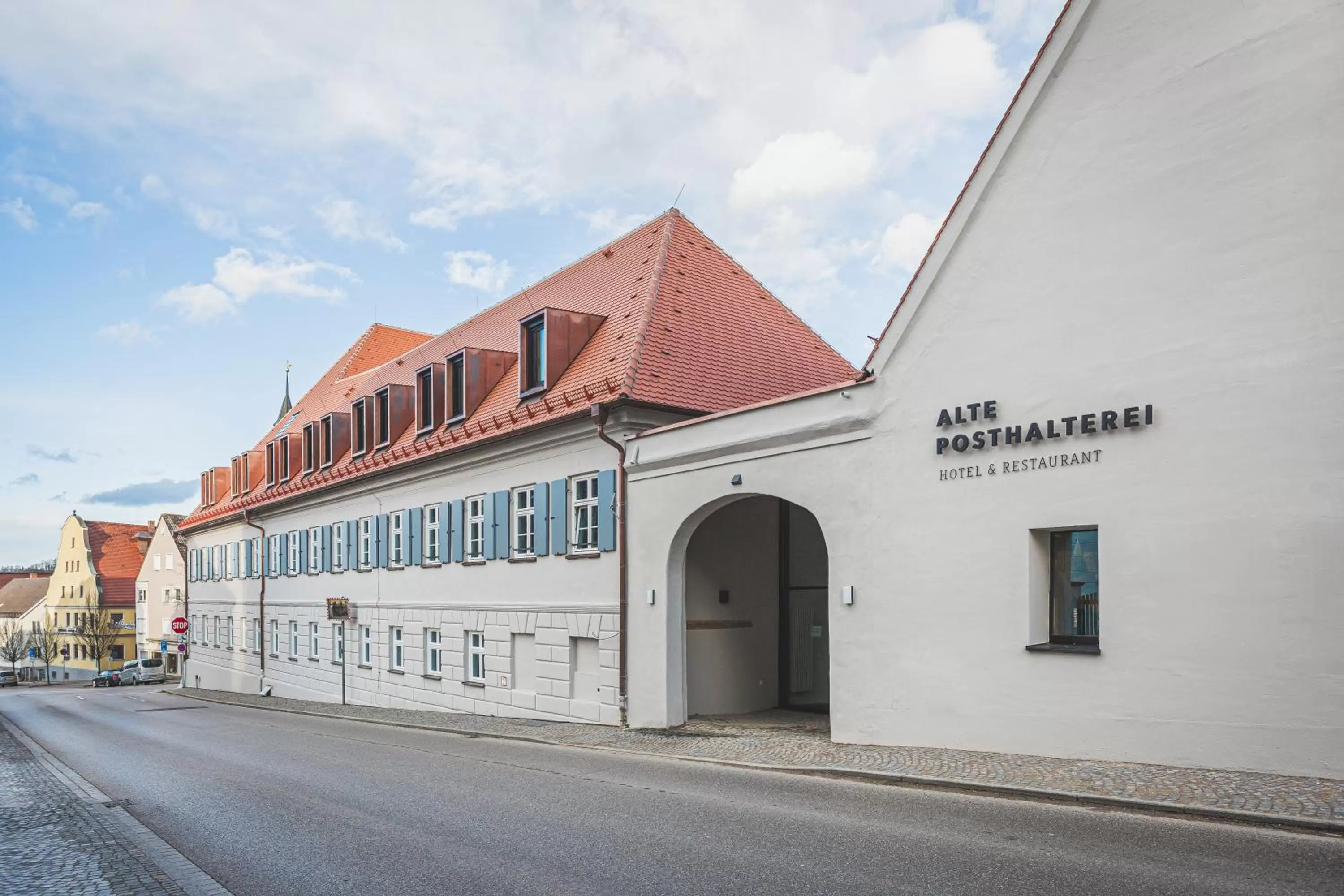 Property building in Hotel & Restaurant Posthalterei