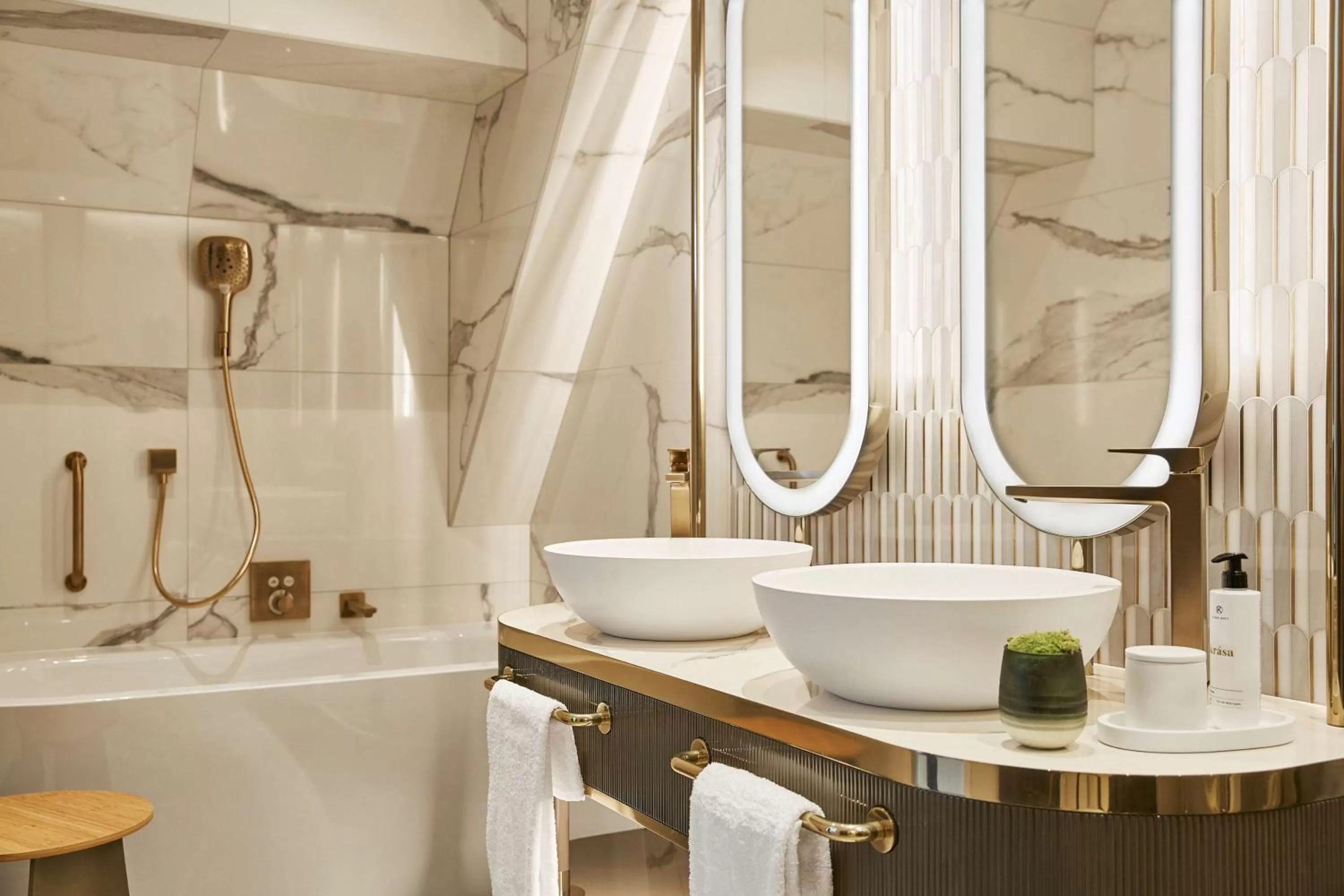 Toilet in Andaz Prague, By Hyatt