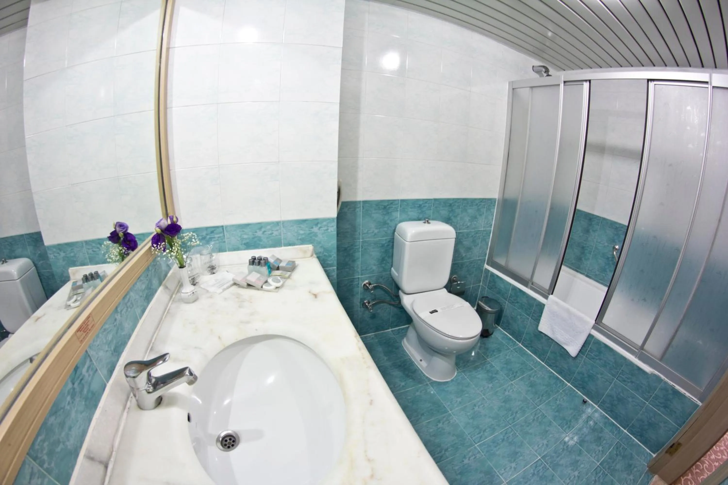 Bathroom in Sergah Hotel