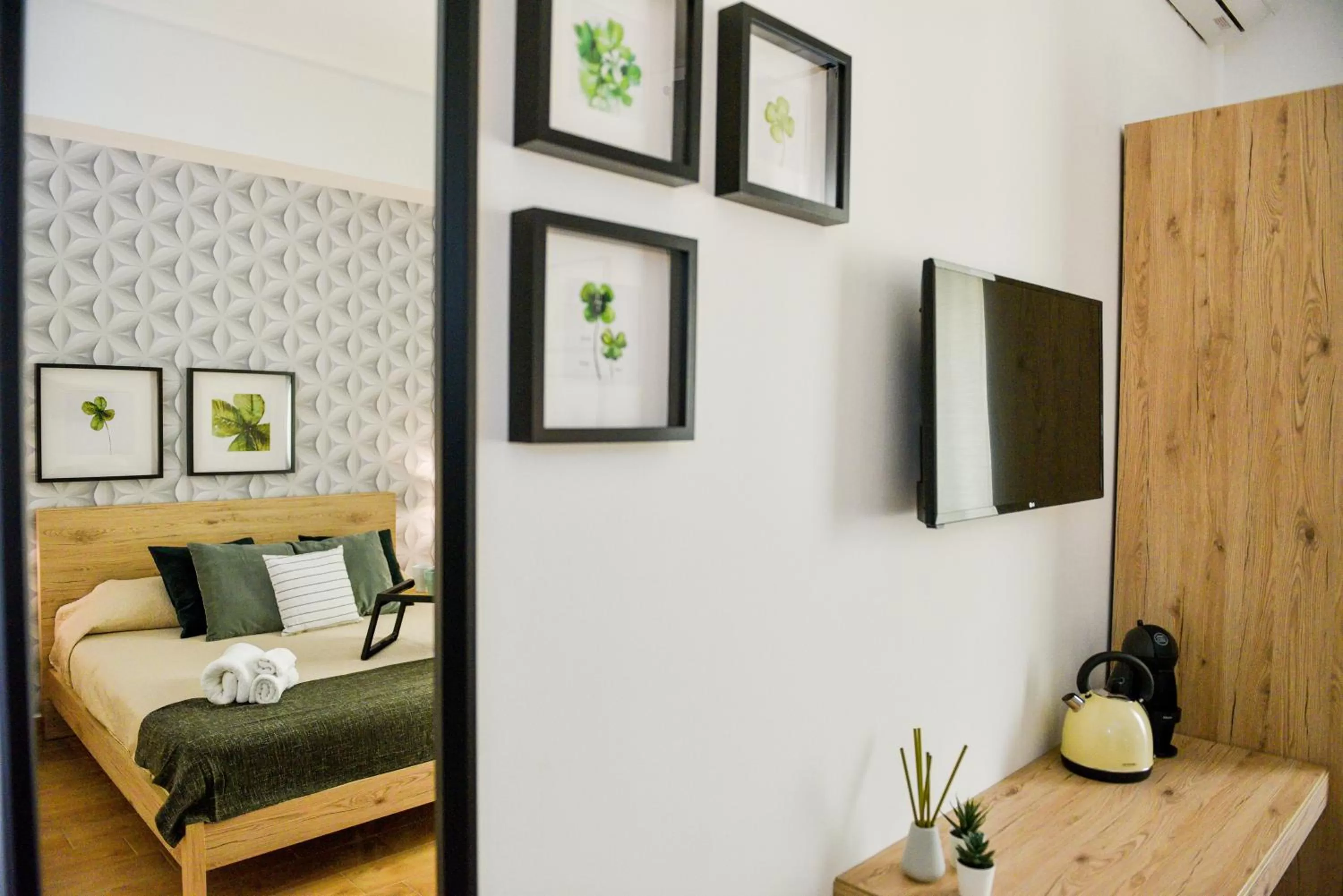 Bed in B&B Portafortuna Lucky charm