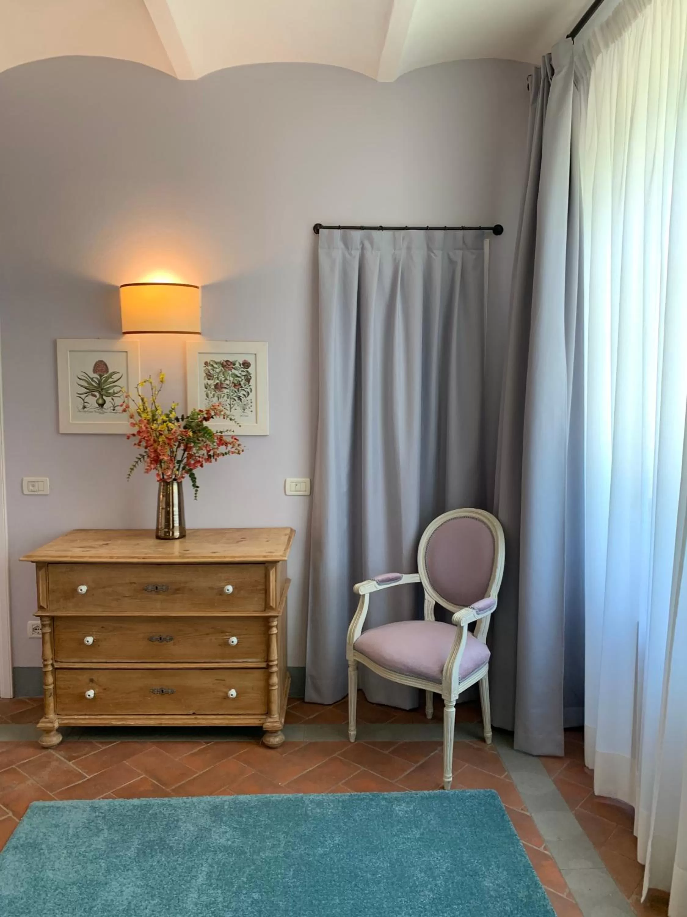 Decorative detail in Hotel Albergo Villa Marta