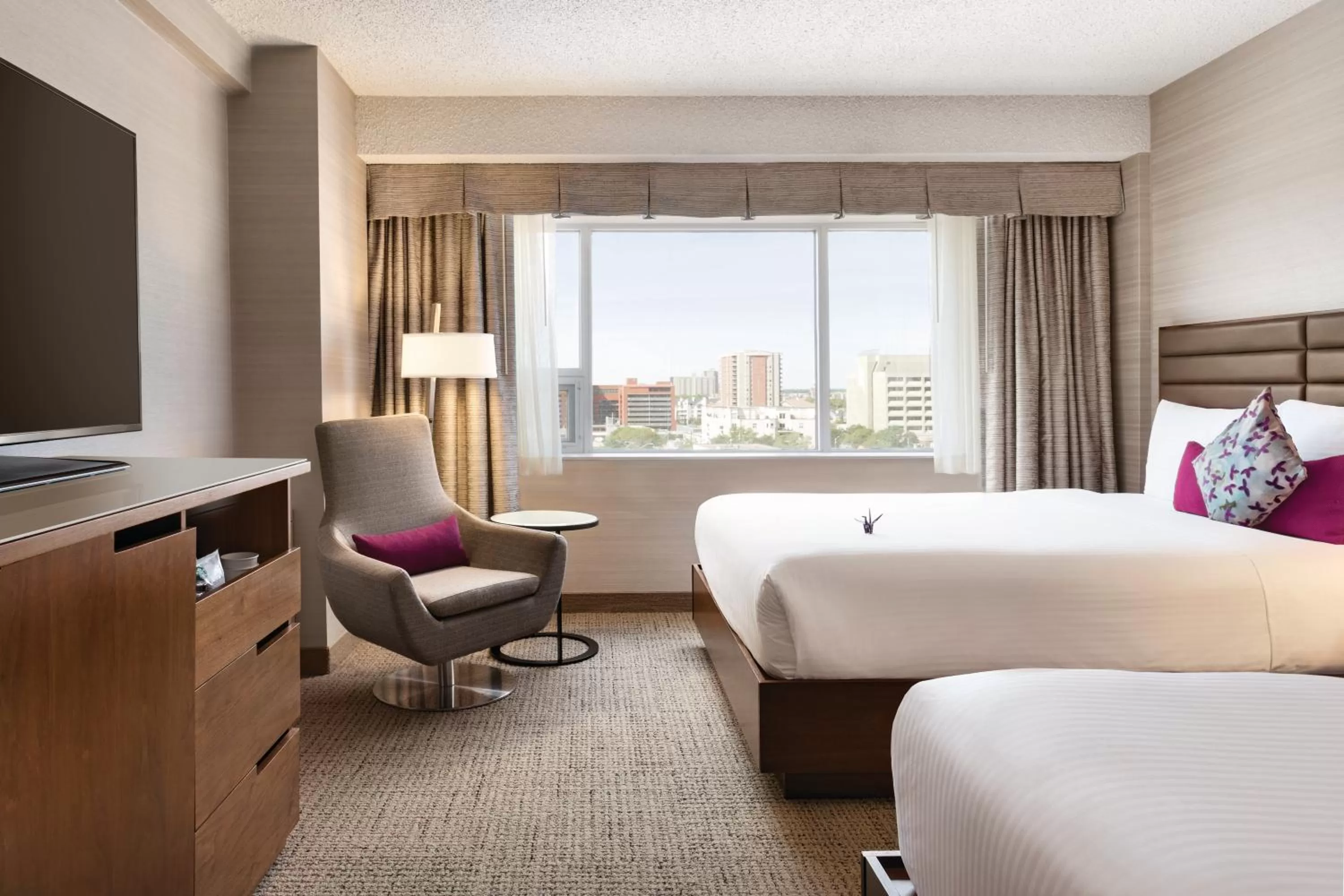 City view in Coast Edmonton Plaza Hotel by APA