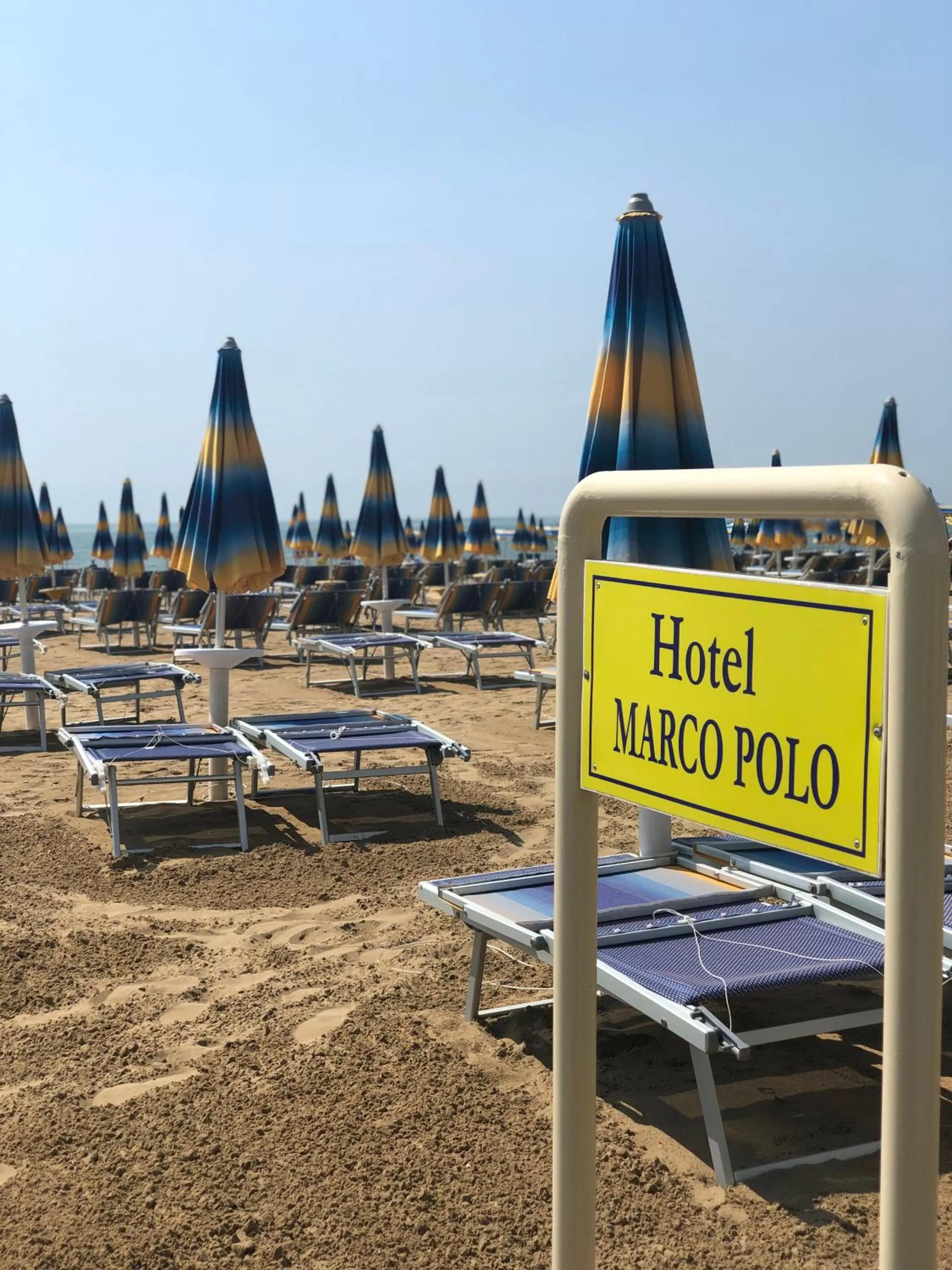 Beach in Hotel Marco Polo 3 Stelle Superior