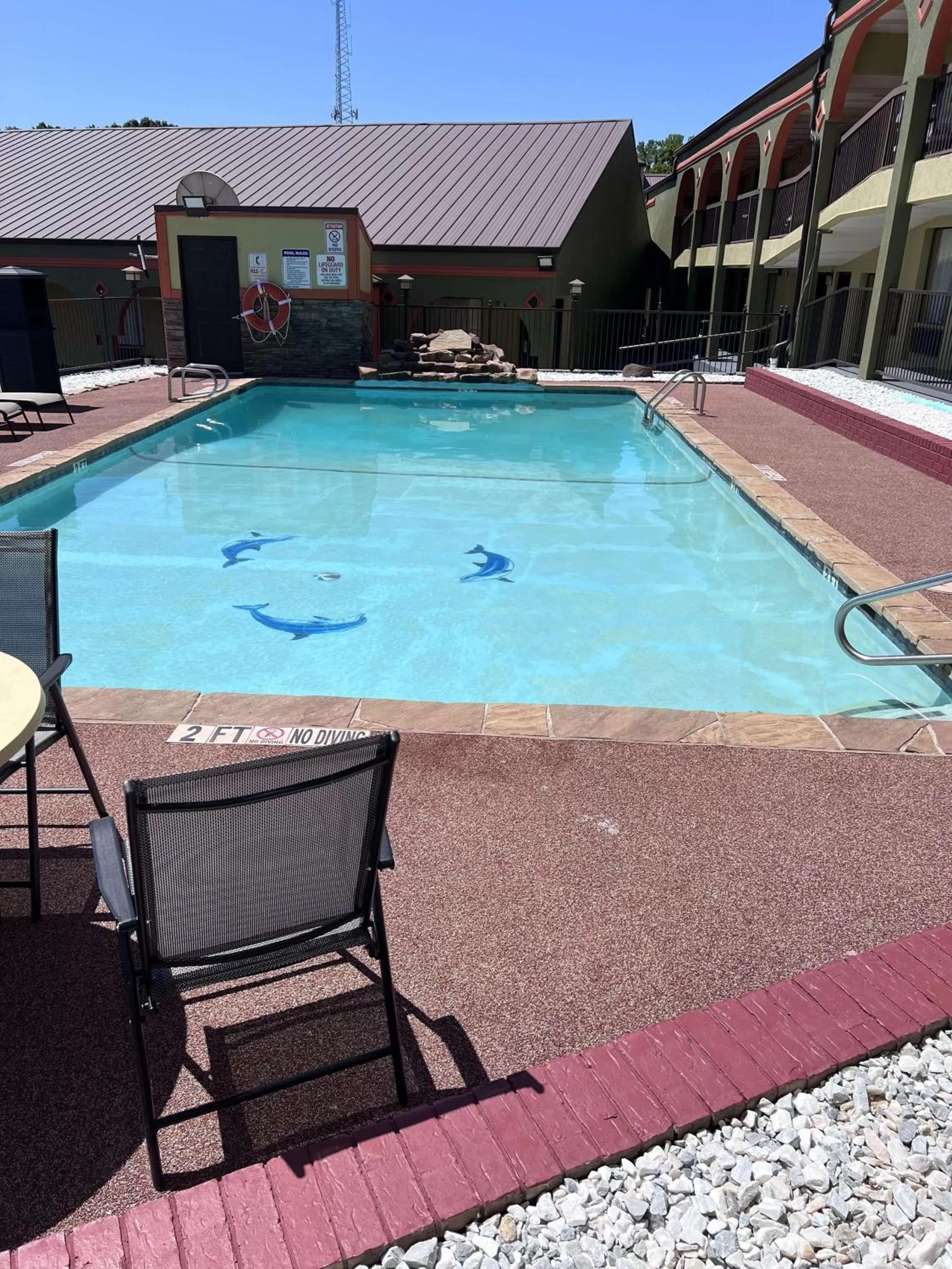 Pool view in SureStay Hotel by Best Western Mt Pleasant