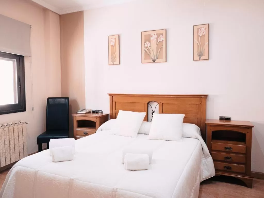 Bed in Hotel Los Toreros