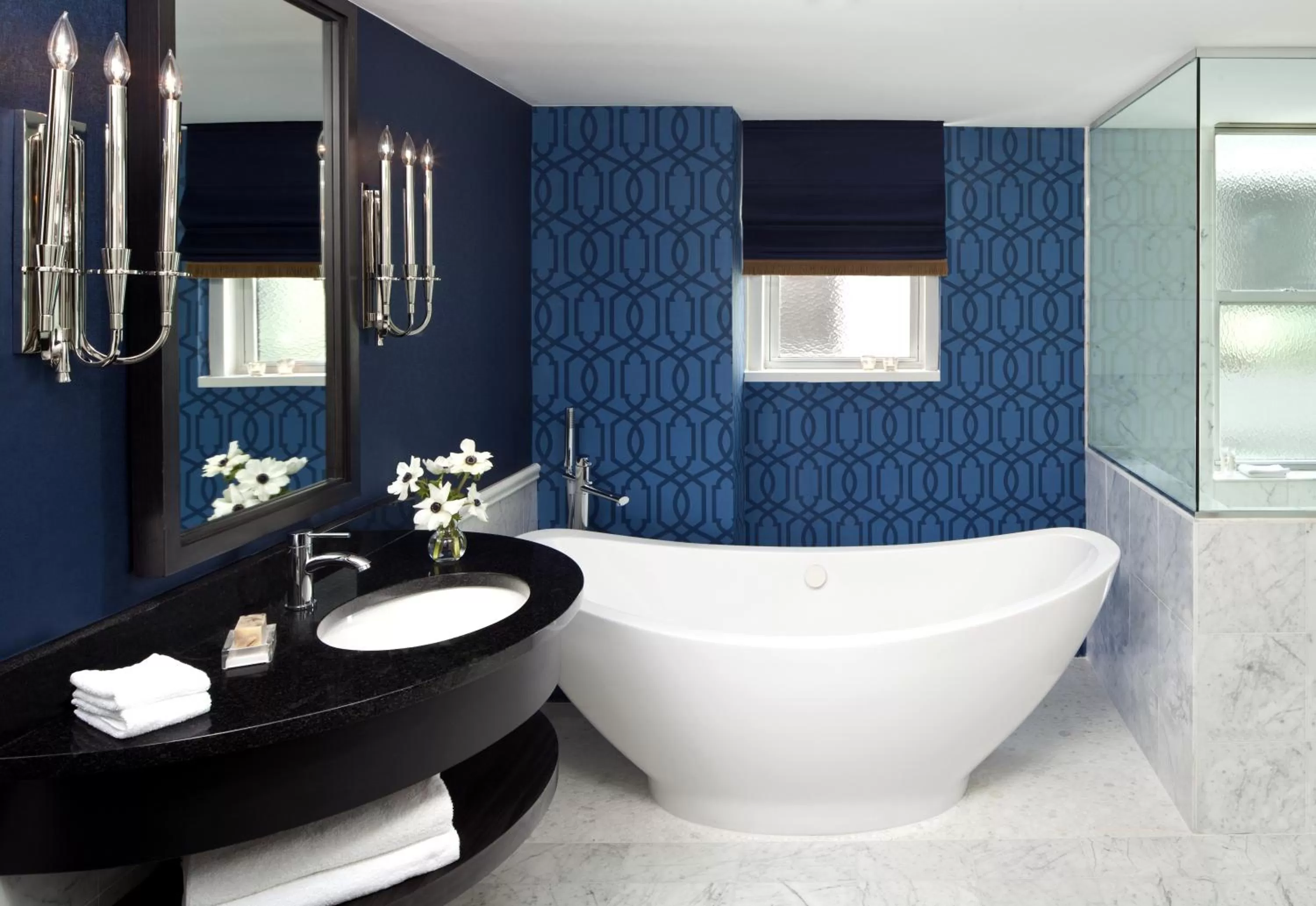 Bathroom in Kimpton George Hotel by IHG