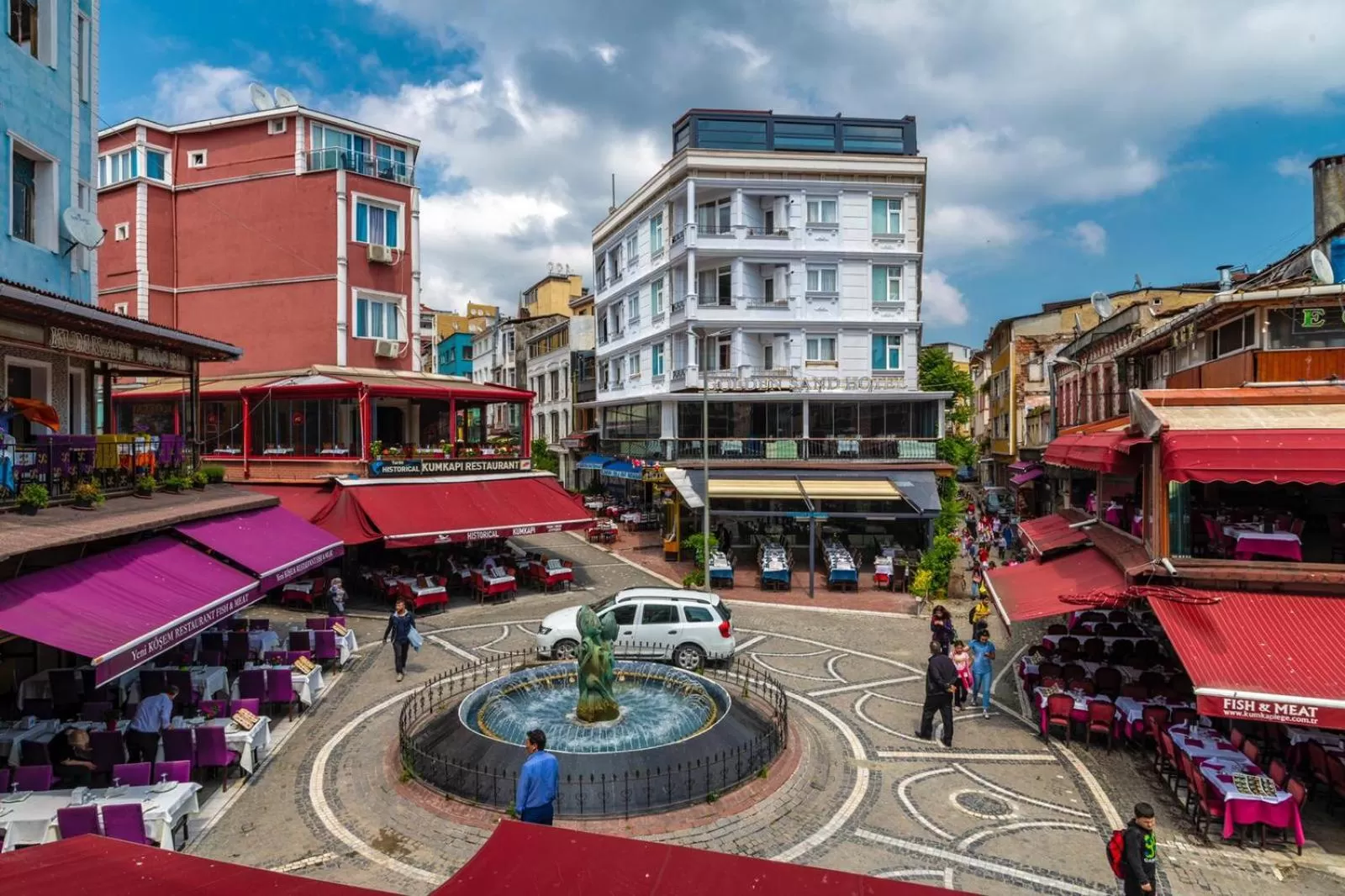Property building in Golden Sand Hotel
