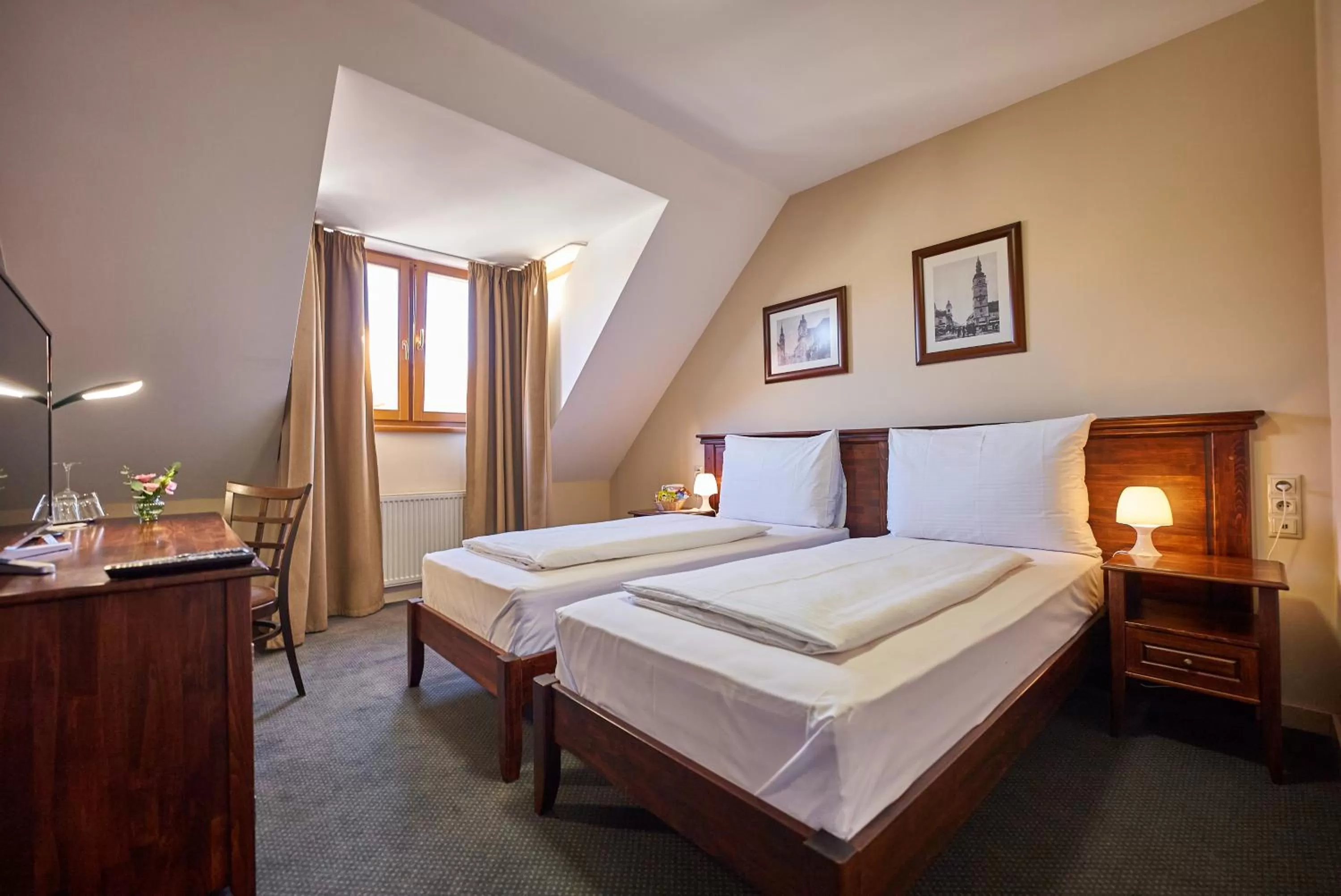 Bedroom, Bed in Pension & Restaurant PATRIOT Trnava