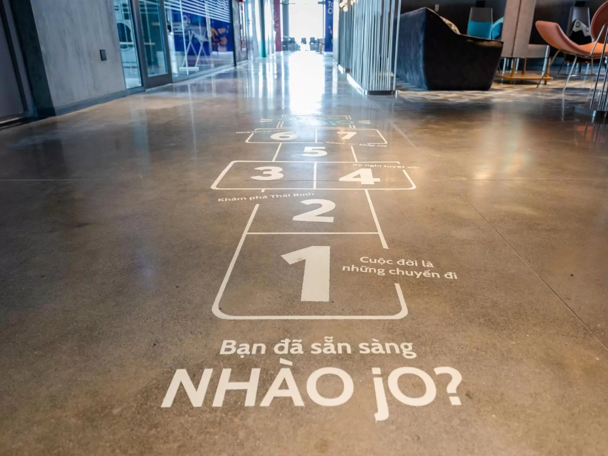 Decorative detail in SOJO Hotel Nam Dinh