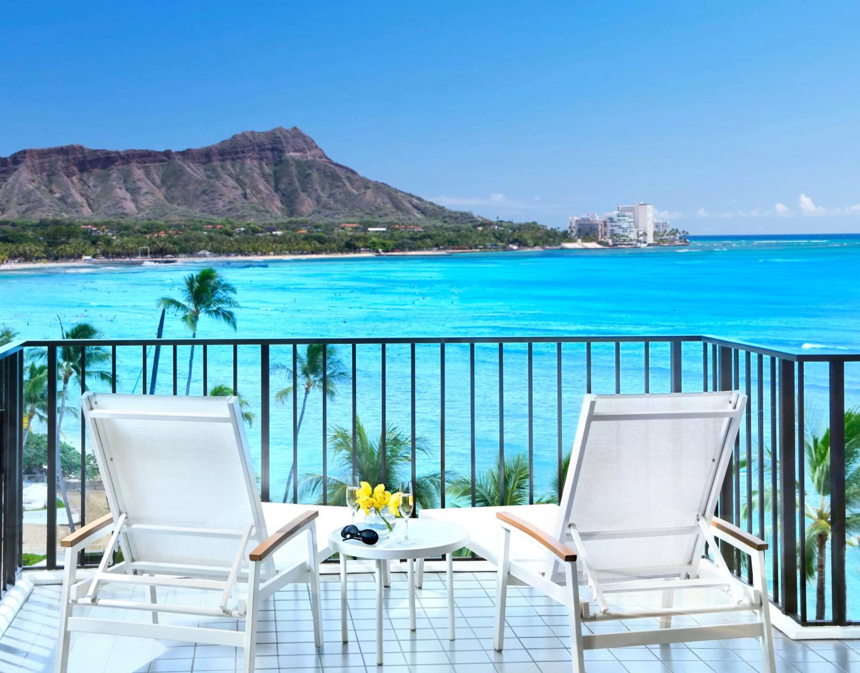 Balcony/Terrace in Halekulani - NO RESORT FEE