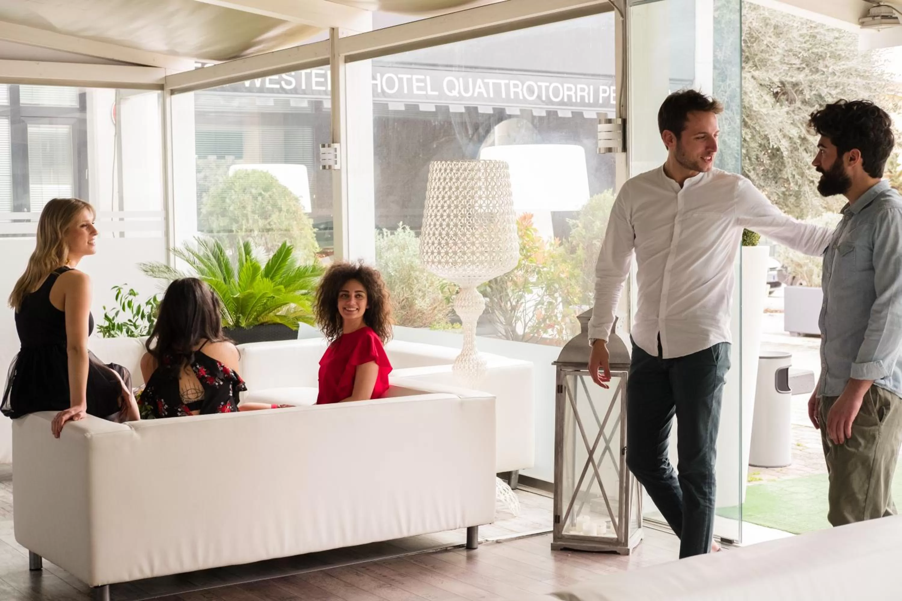 Patio in Best Western Hotel Quattrotorri