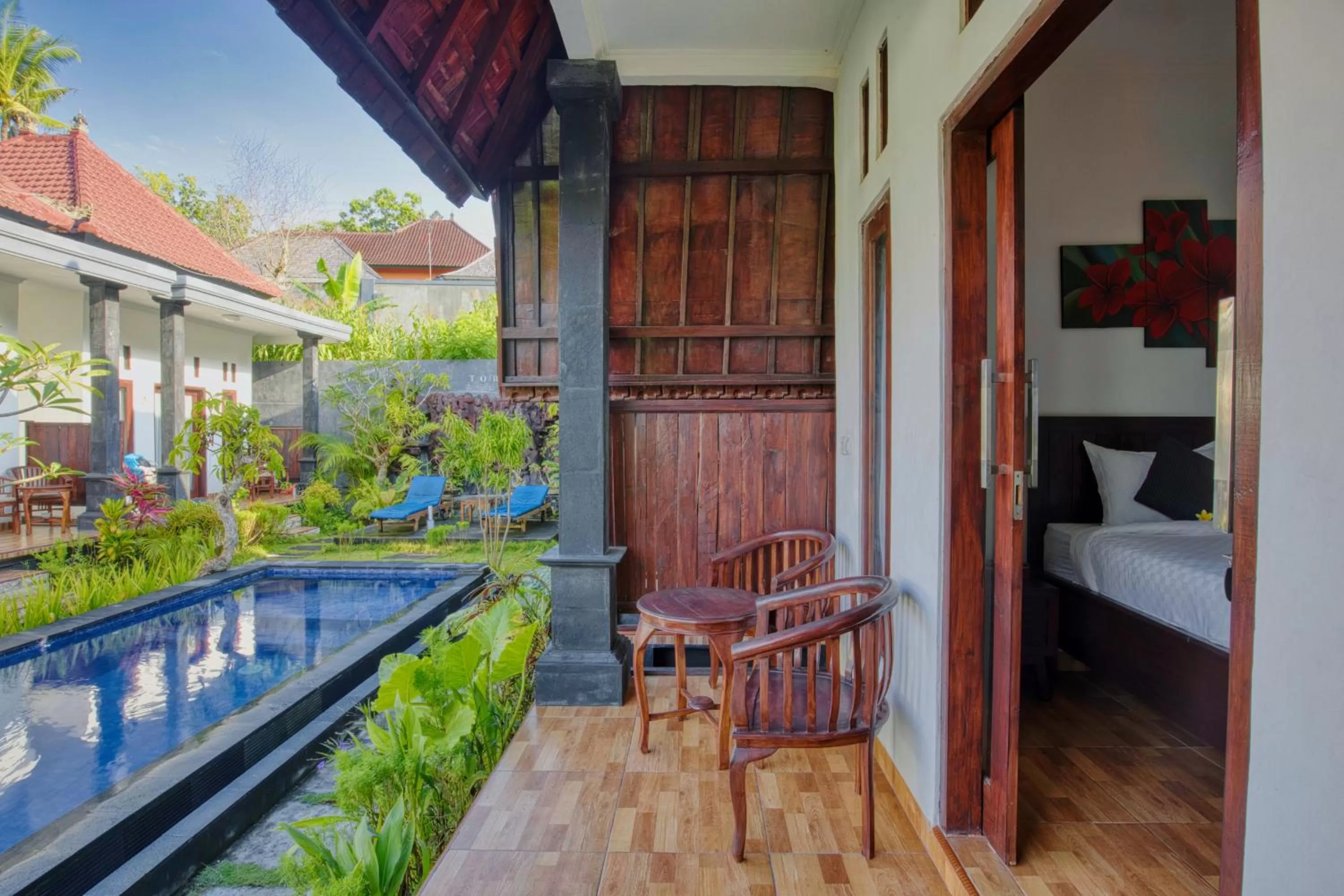 Patio in Toro Cottage