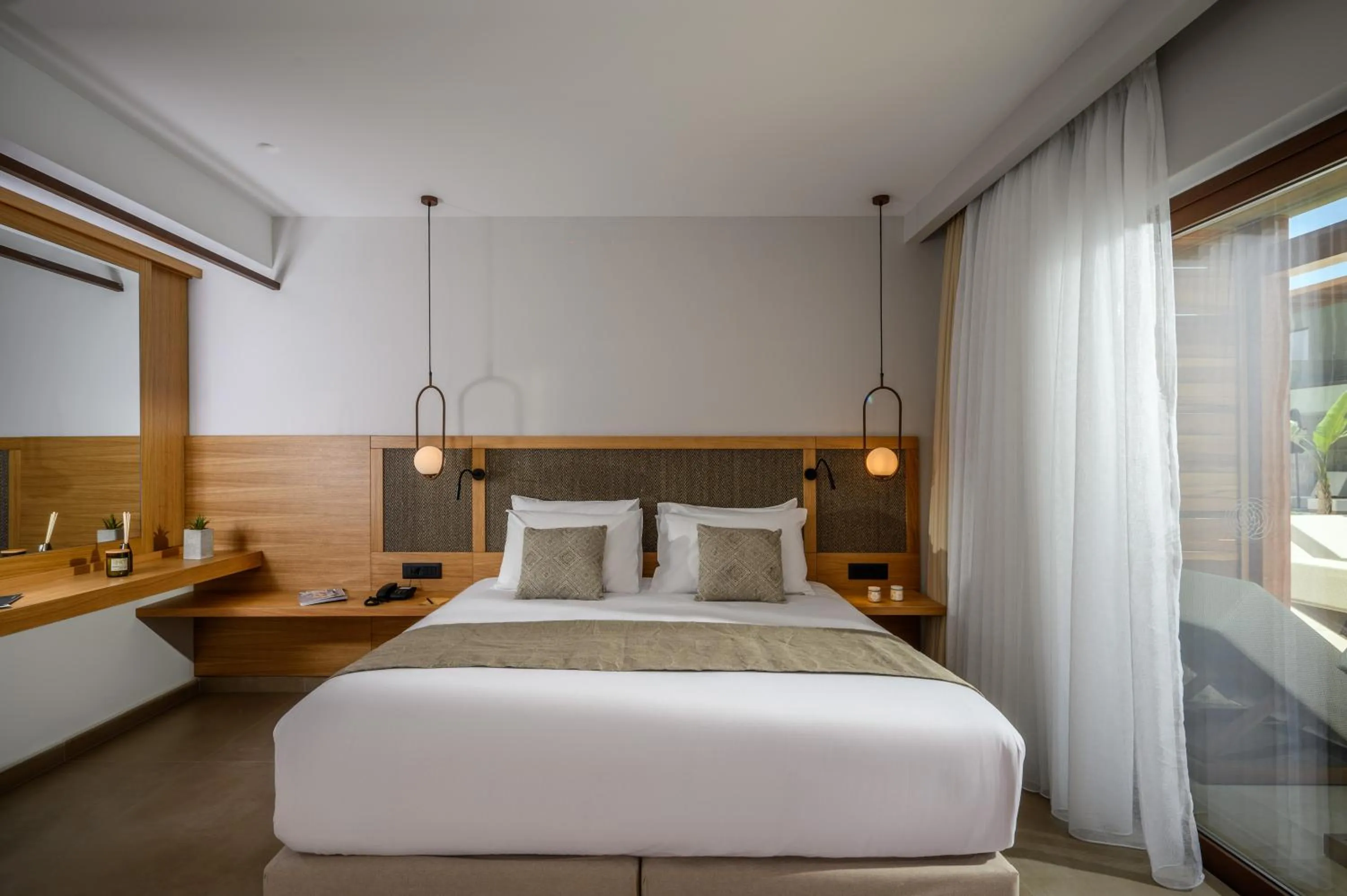 Bed in Stella Palace Aqua Park Resort