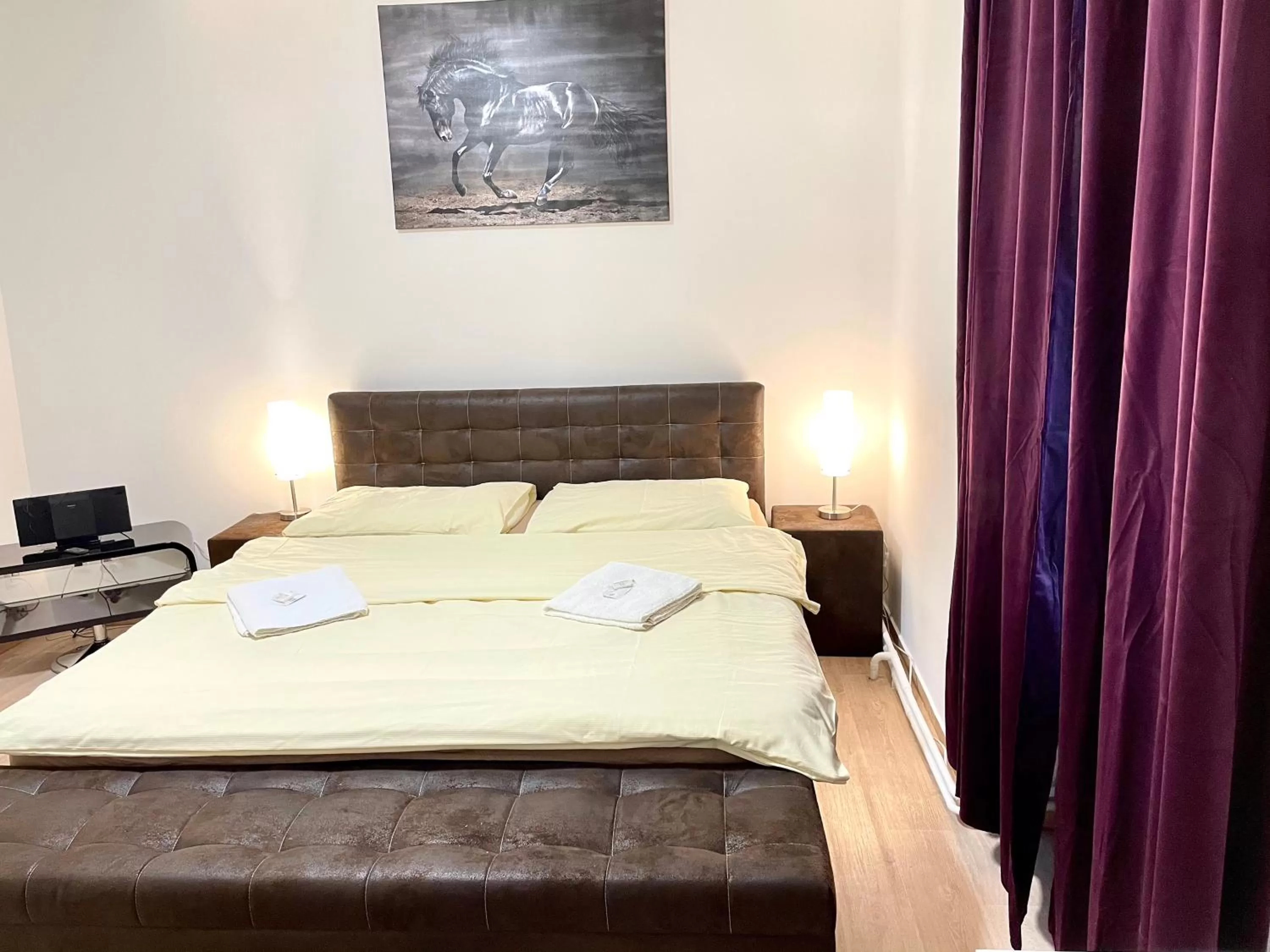 Bed in Hotel Stará Pošta