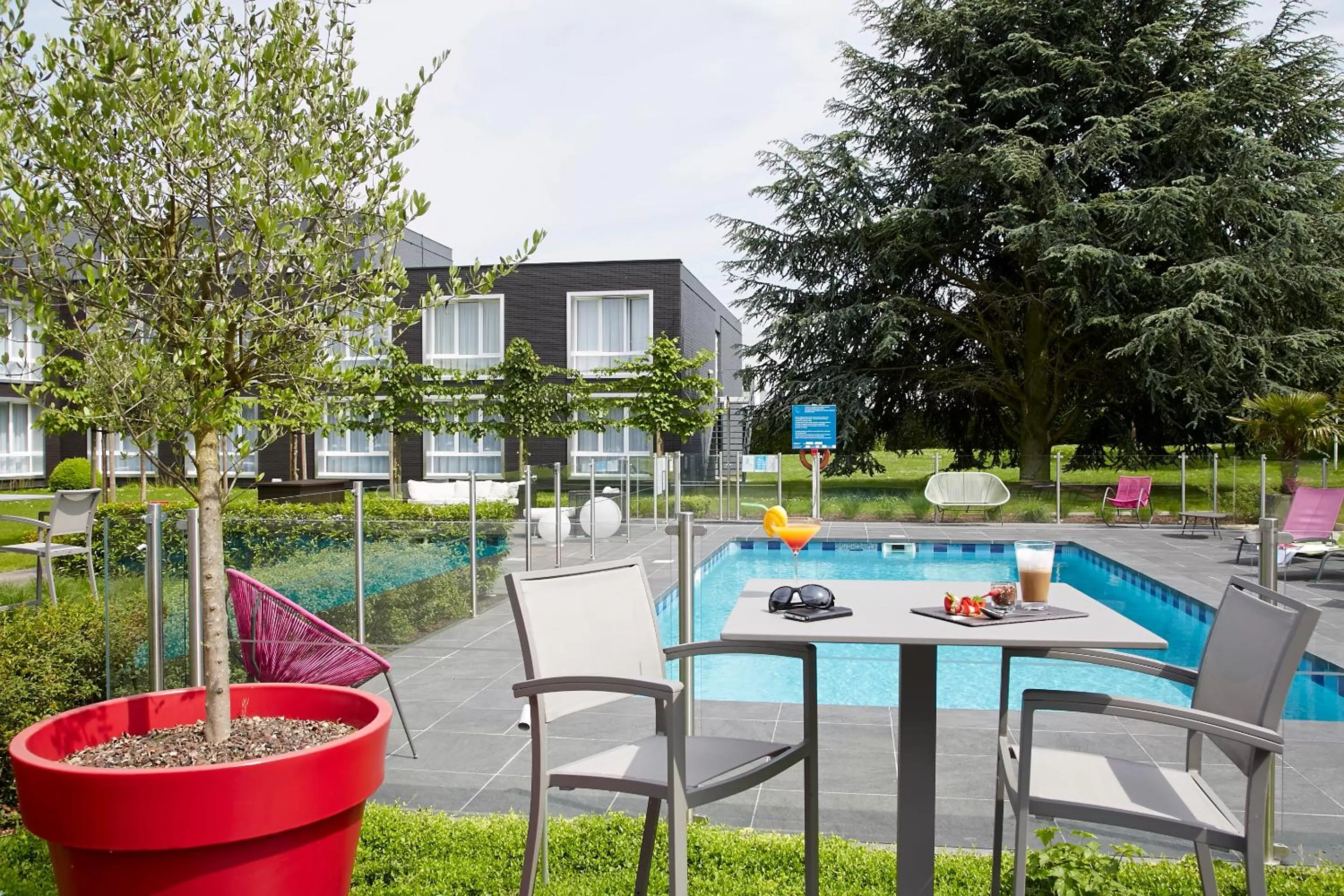 Patio in Novotel Lens Noyelles