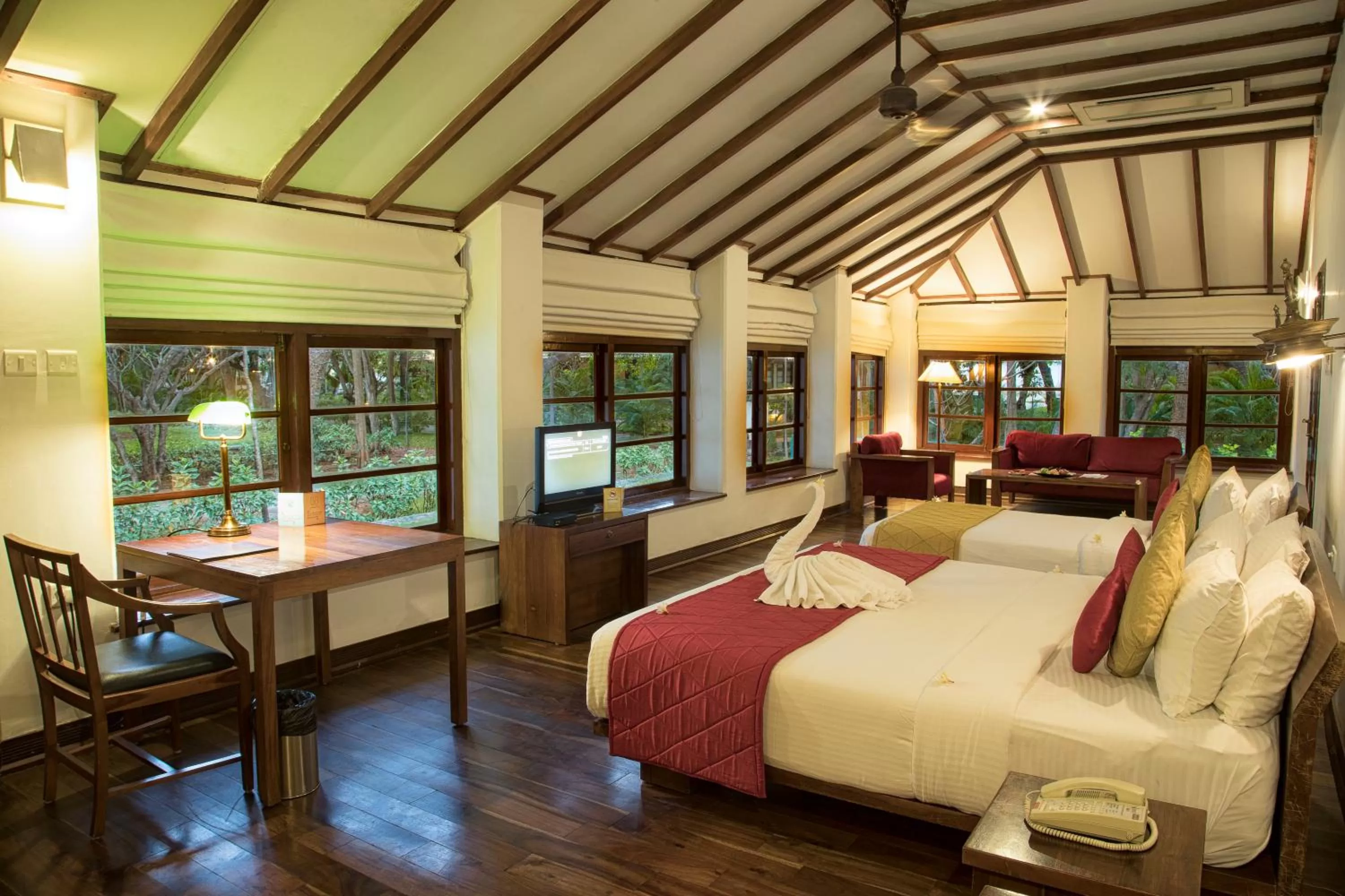 Photo of the whole room, Bed in Heritage Madurai