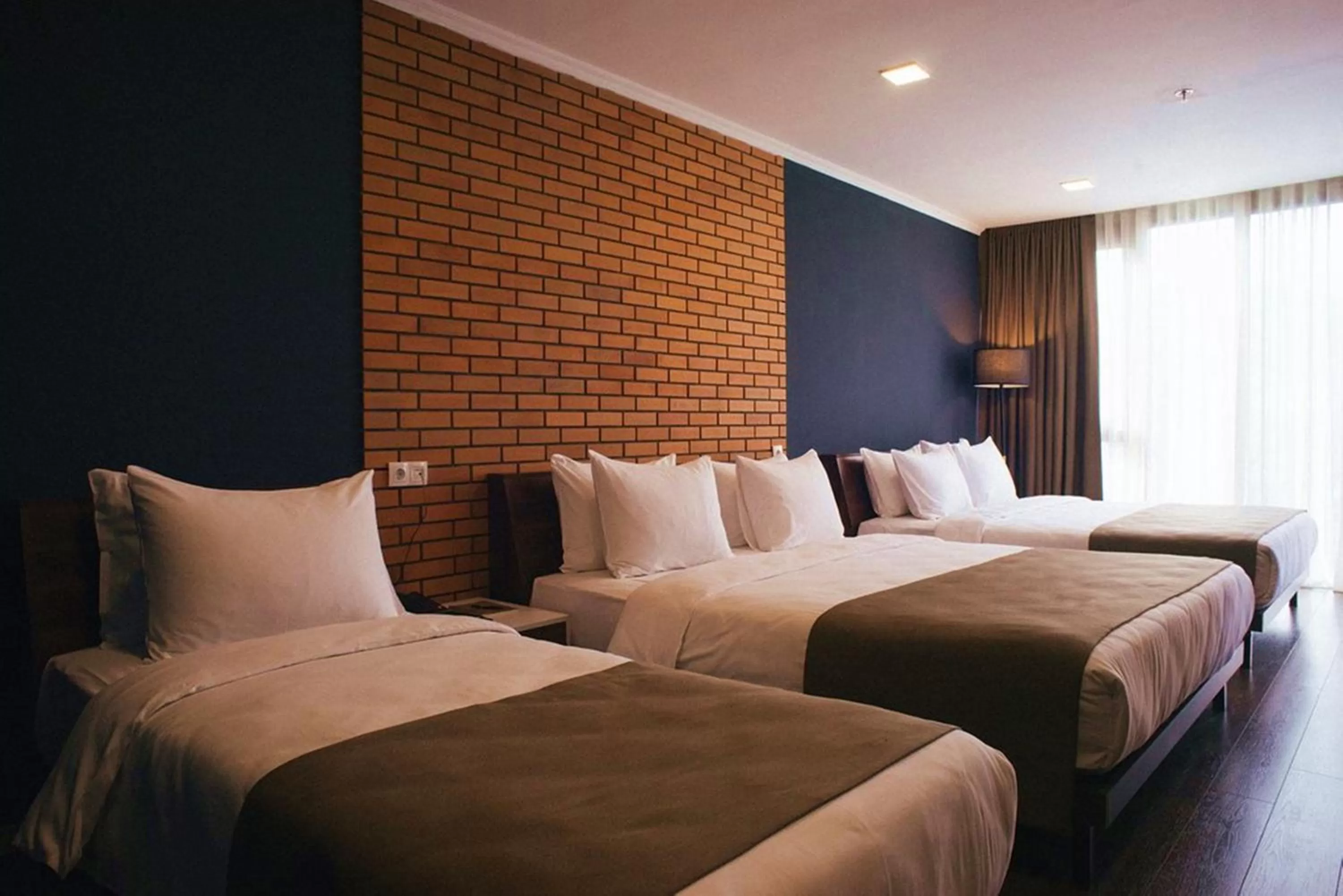 Bedroom, Bed in Bricks Hotel Tbilisi