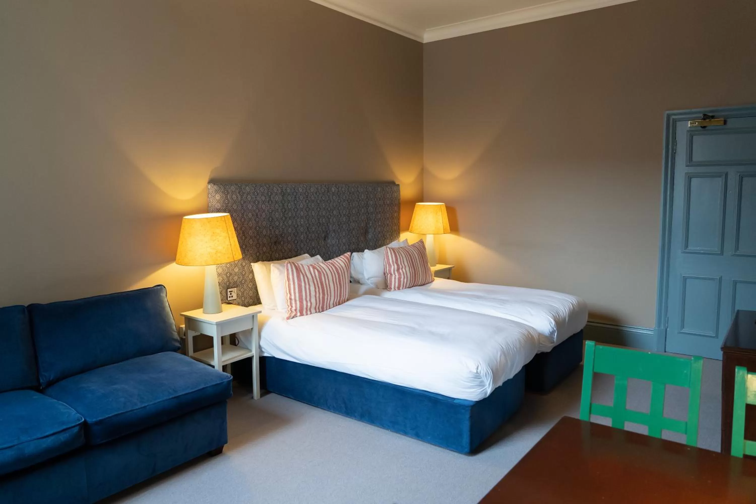 Bed in The Green Dragon Hotel