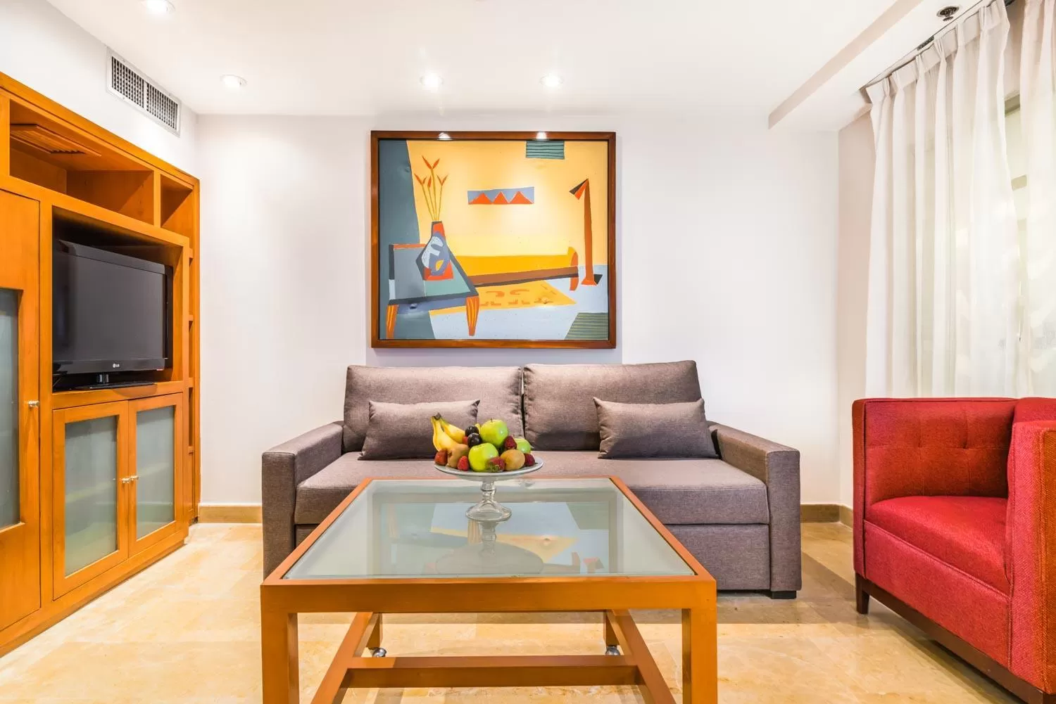 Living room in Eurostars Zona Rosa Suites