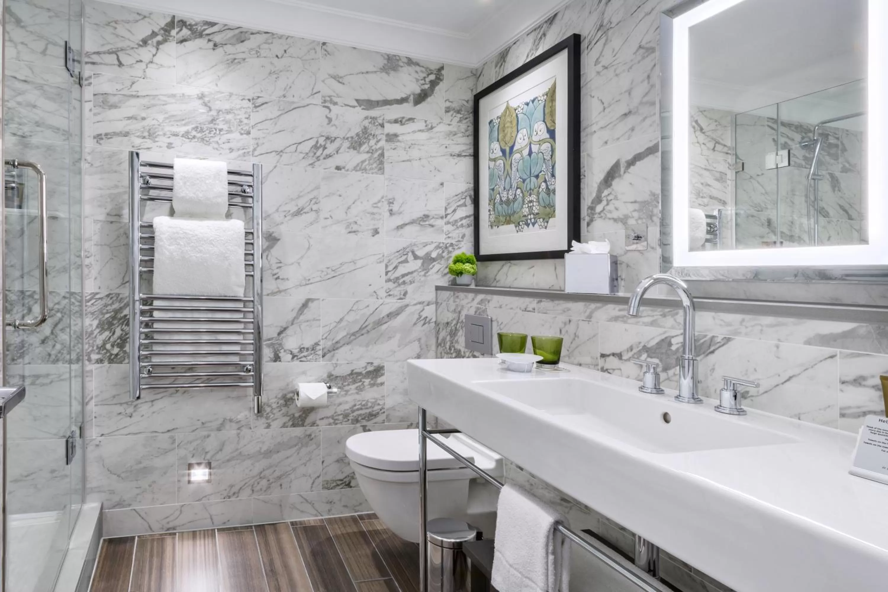 Shower in St. James' Court, A Taj Hotel, London