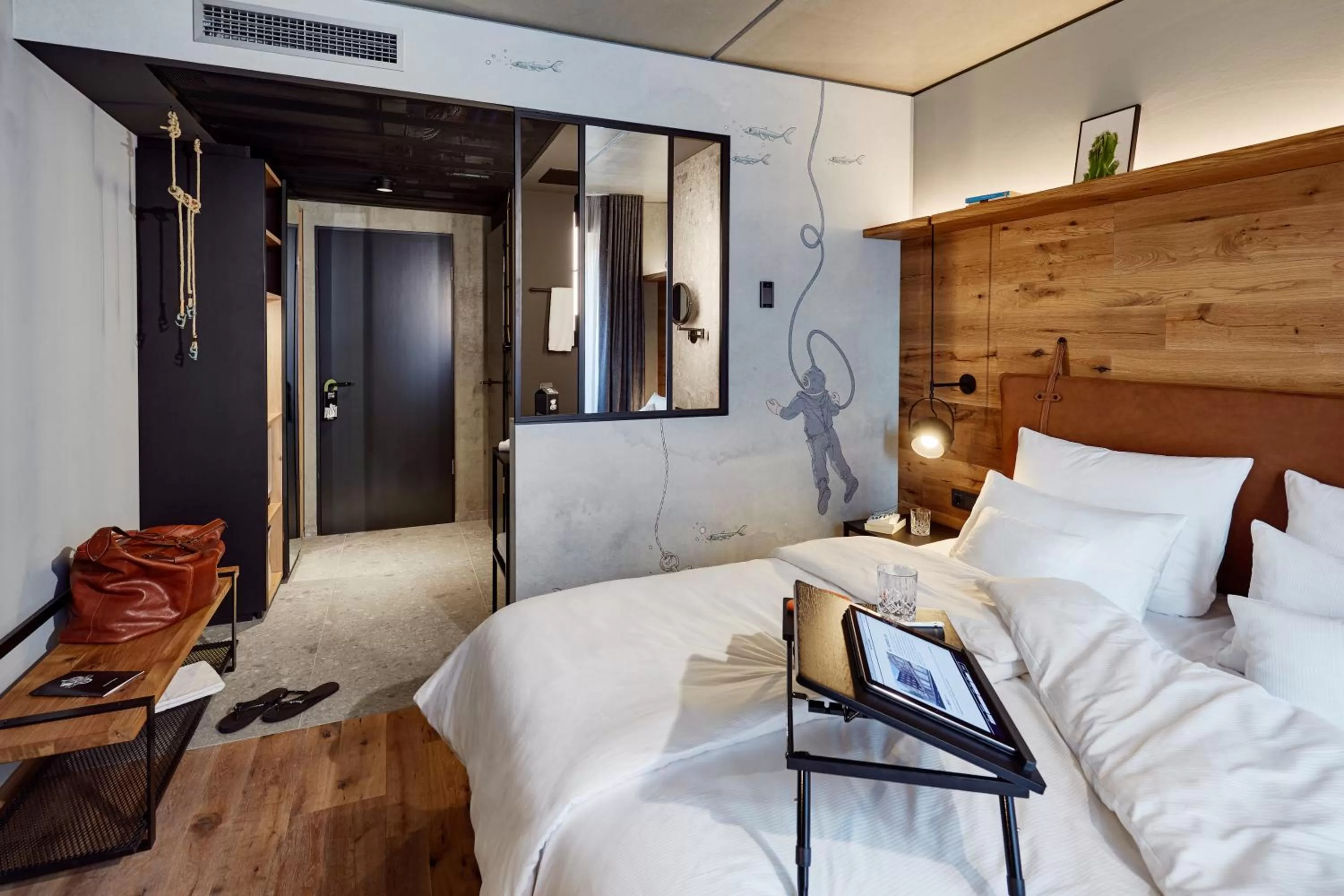 Photo of the whole room, Bed in Me and All Hotel Kiel, by Hyatt