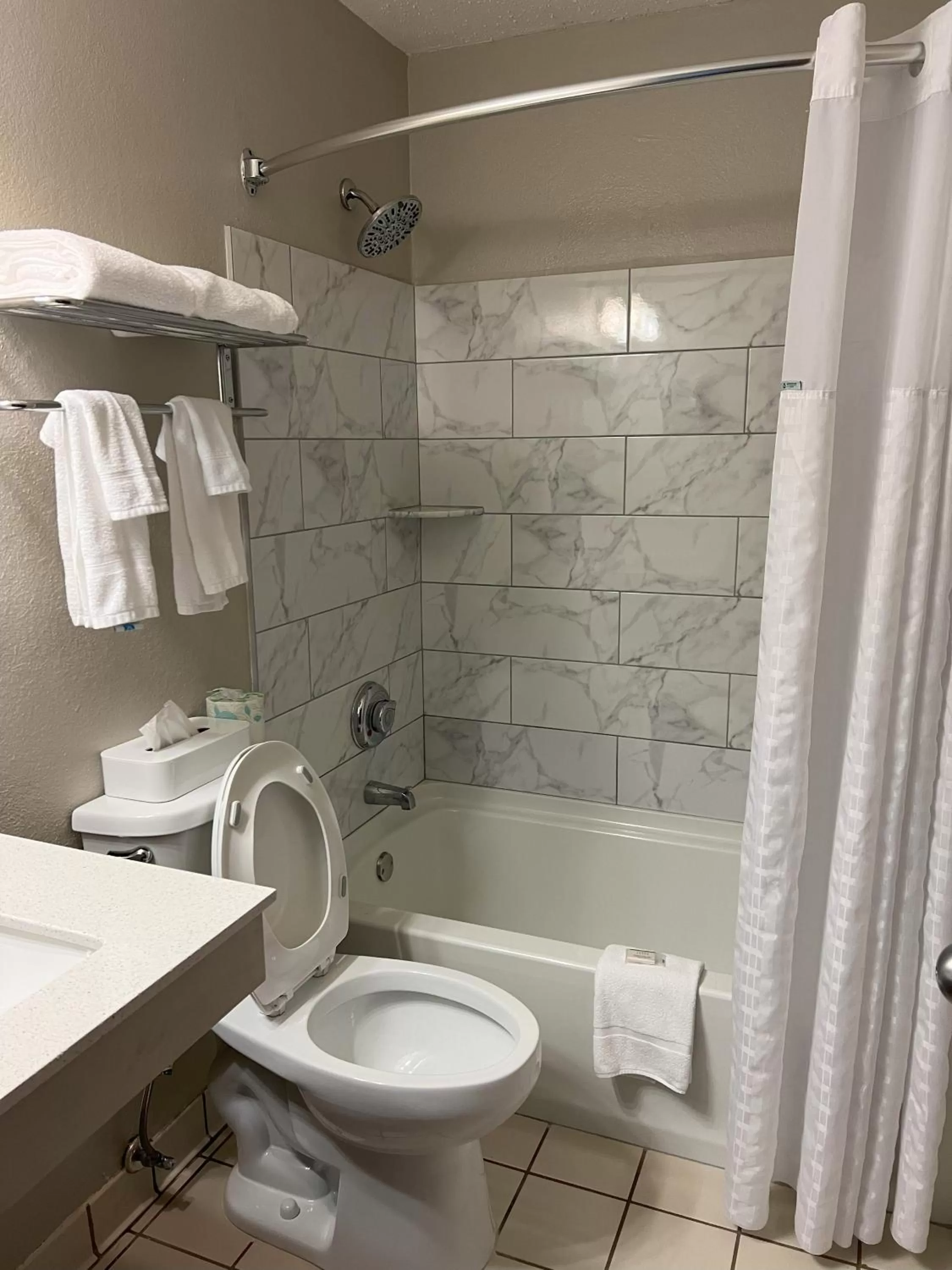 Shower in Days Inn by Wyndham Orange Park/Jacksonville