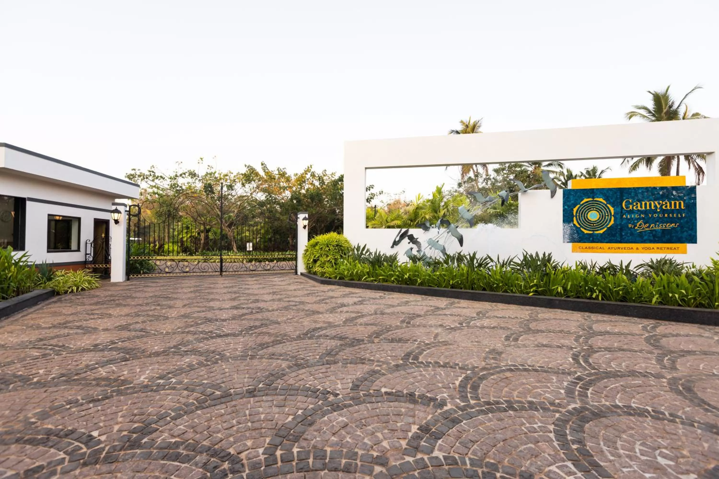 Facade/entrance in Denissons Beach Resort, formerly Gamyam Retreat