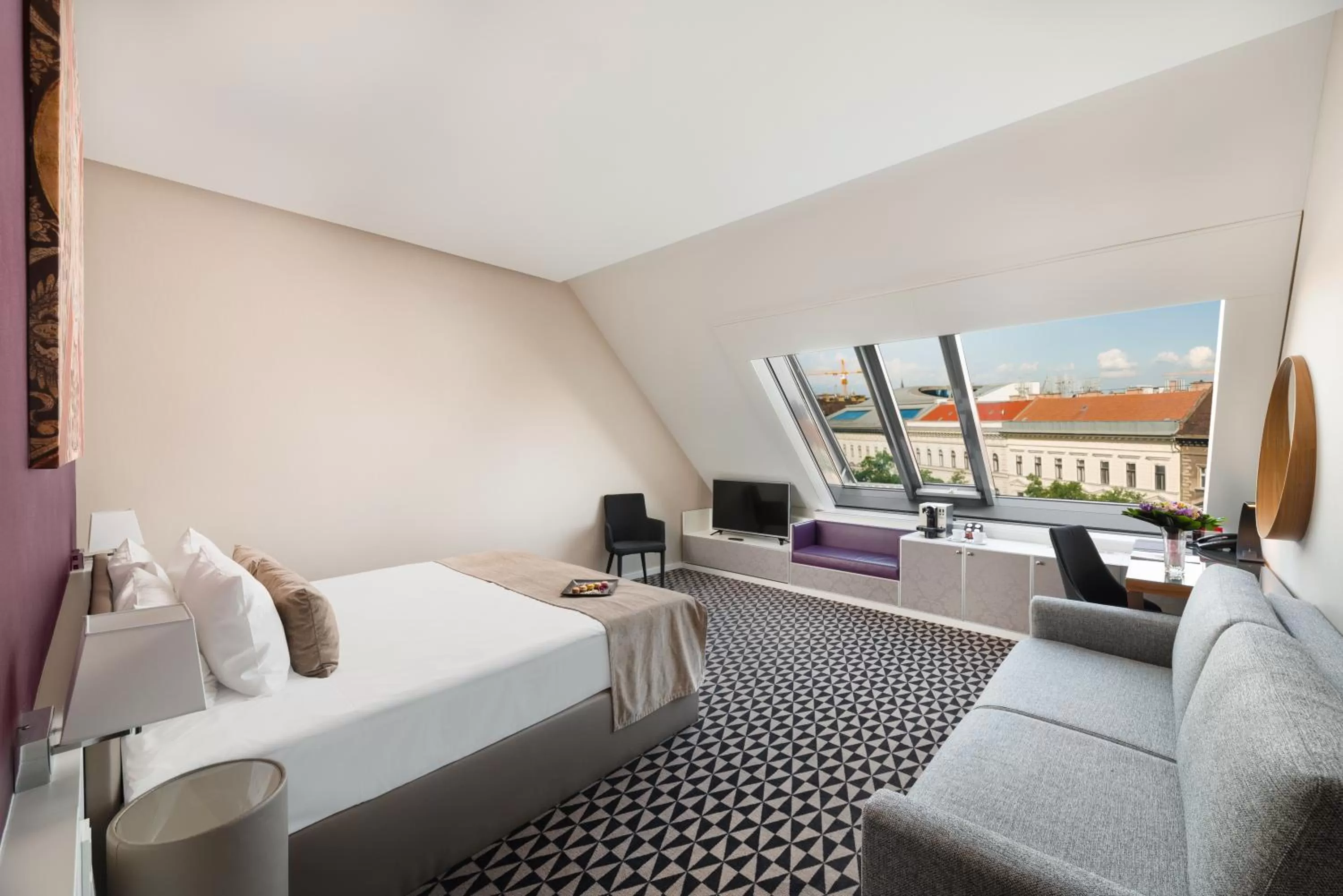 Bedroom in Hotel Moments Budapest by Continental Group