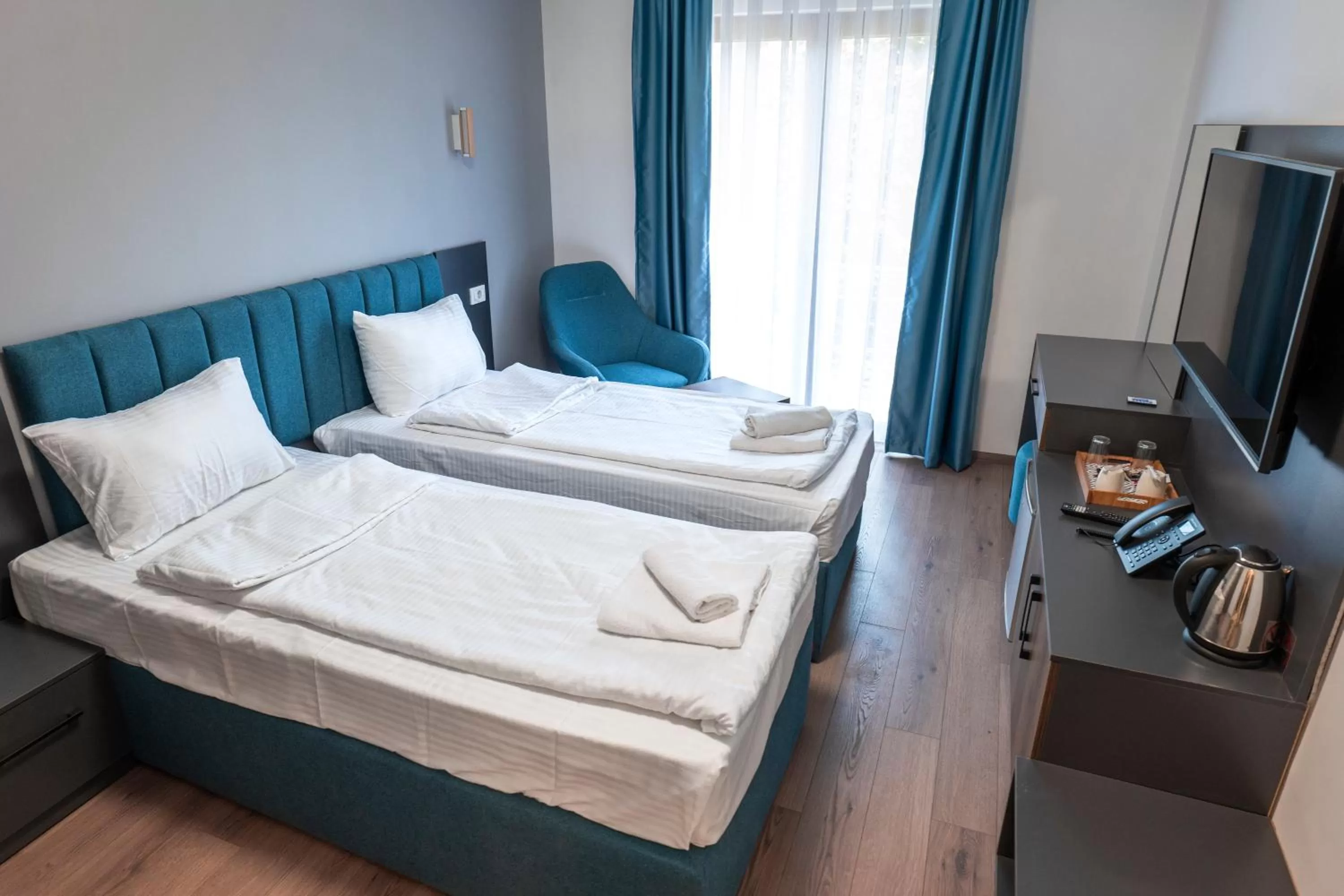 Bed in Hotel Diamond