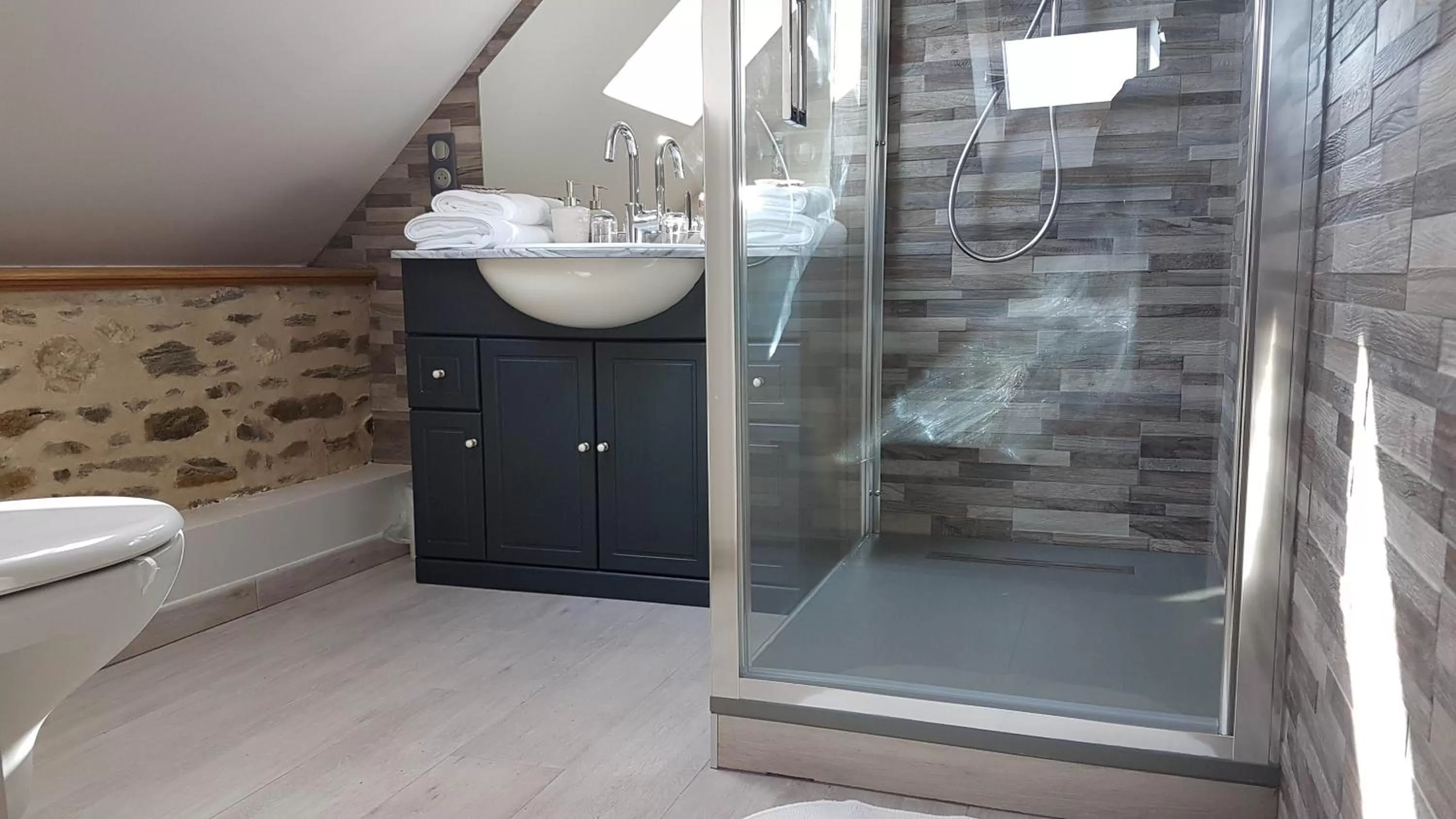 Bathroom in Le Manoir de la Bigotière