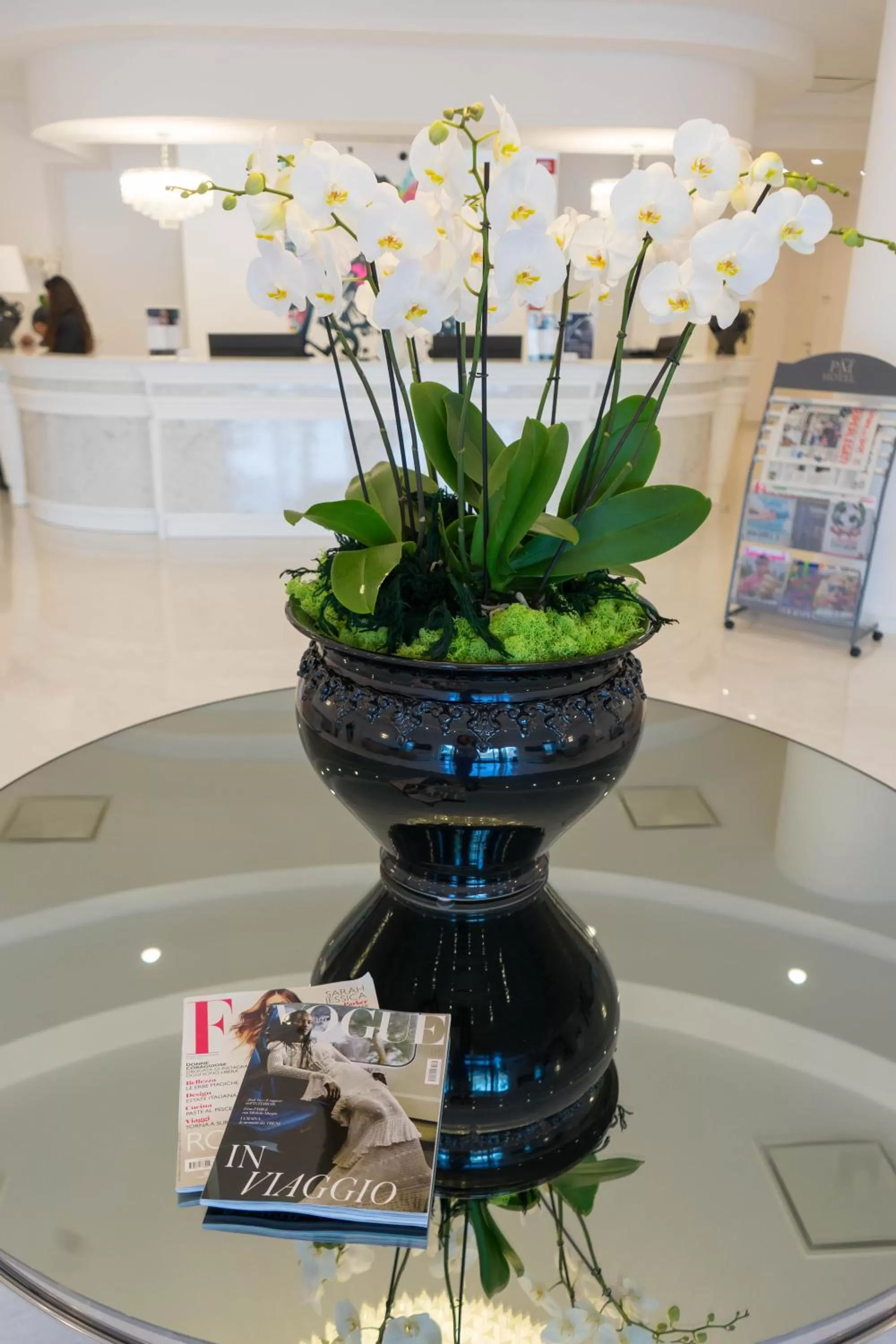 Lobby or reception in PM Hotel