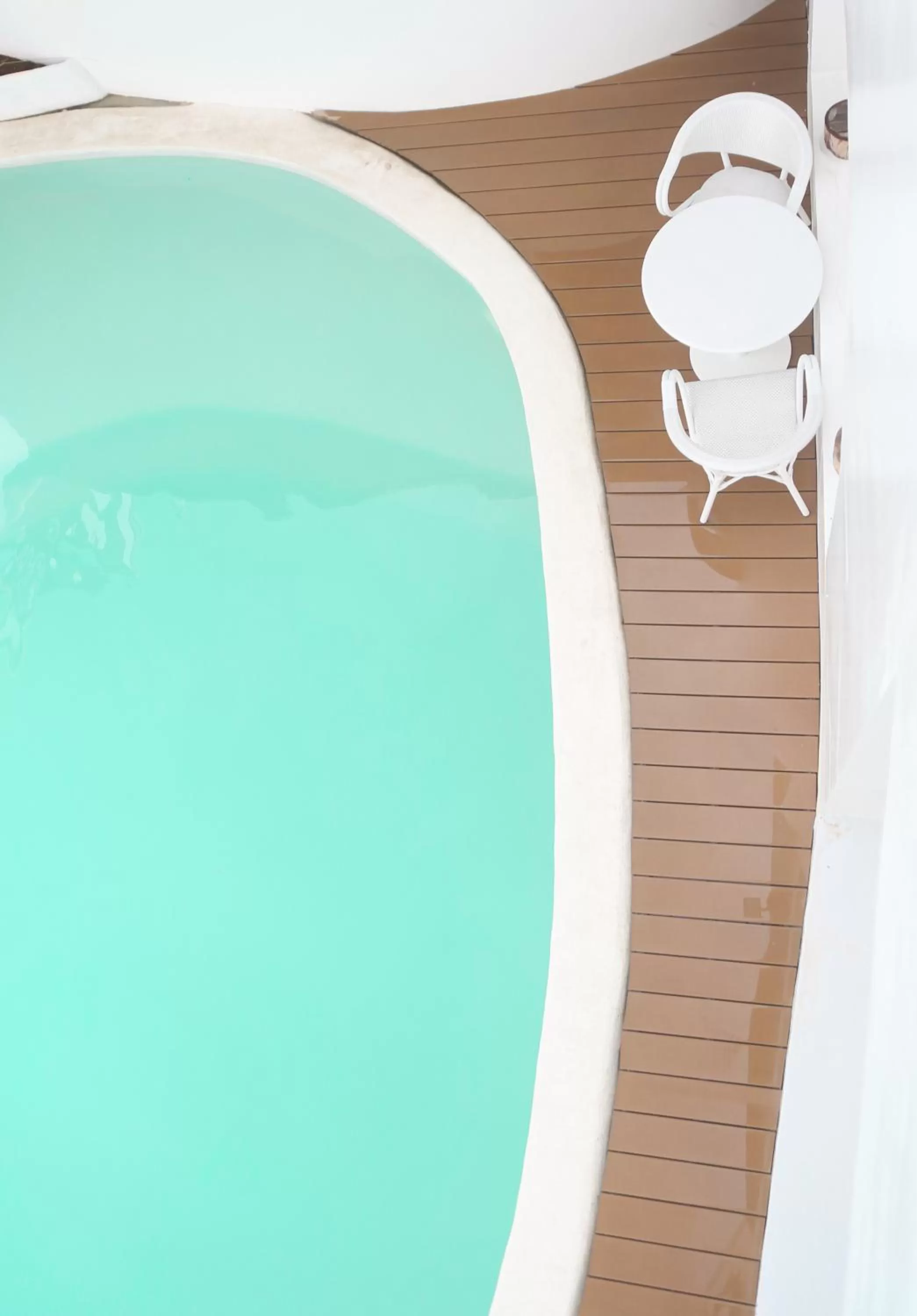 Pool view in Bassa nova villa