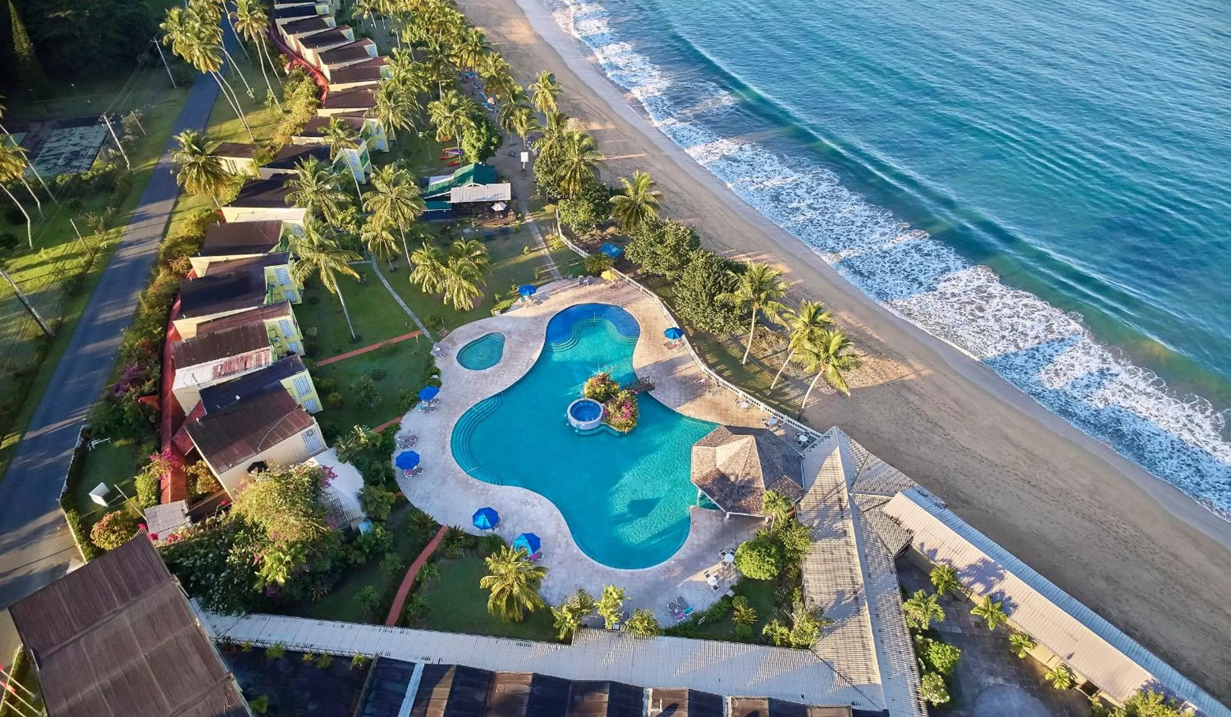 Bird's eye view in Starfish Tobago