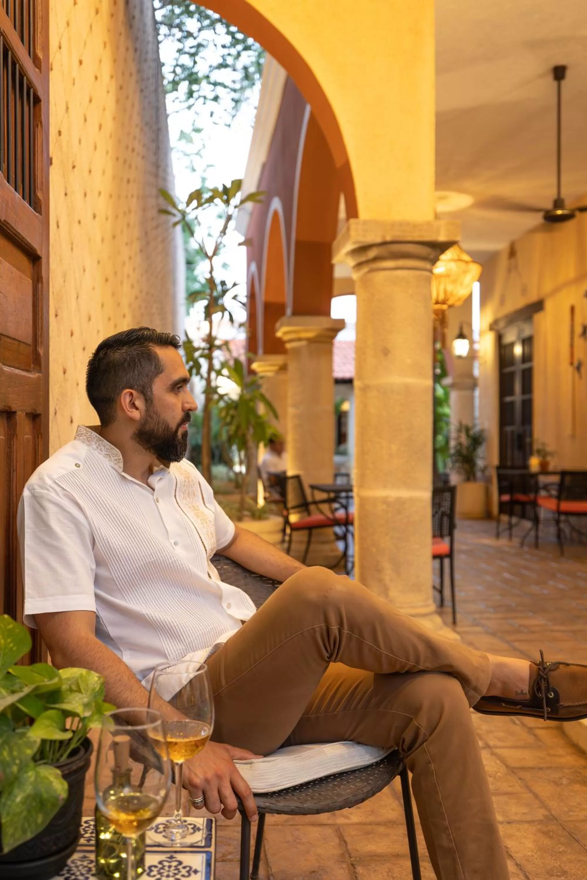 Patio in Casa Dos Lirios Hotel Boutique