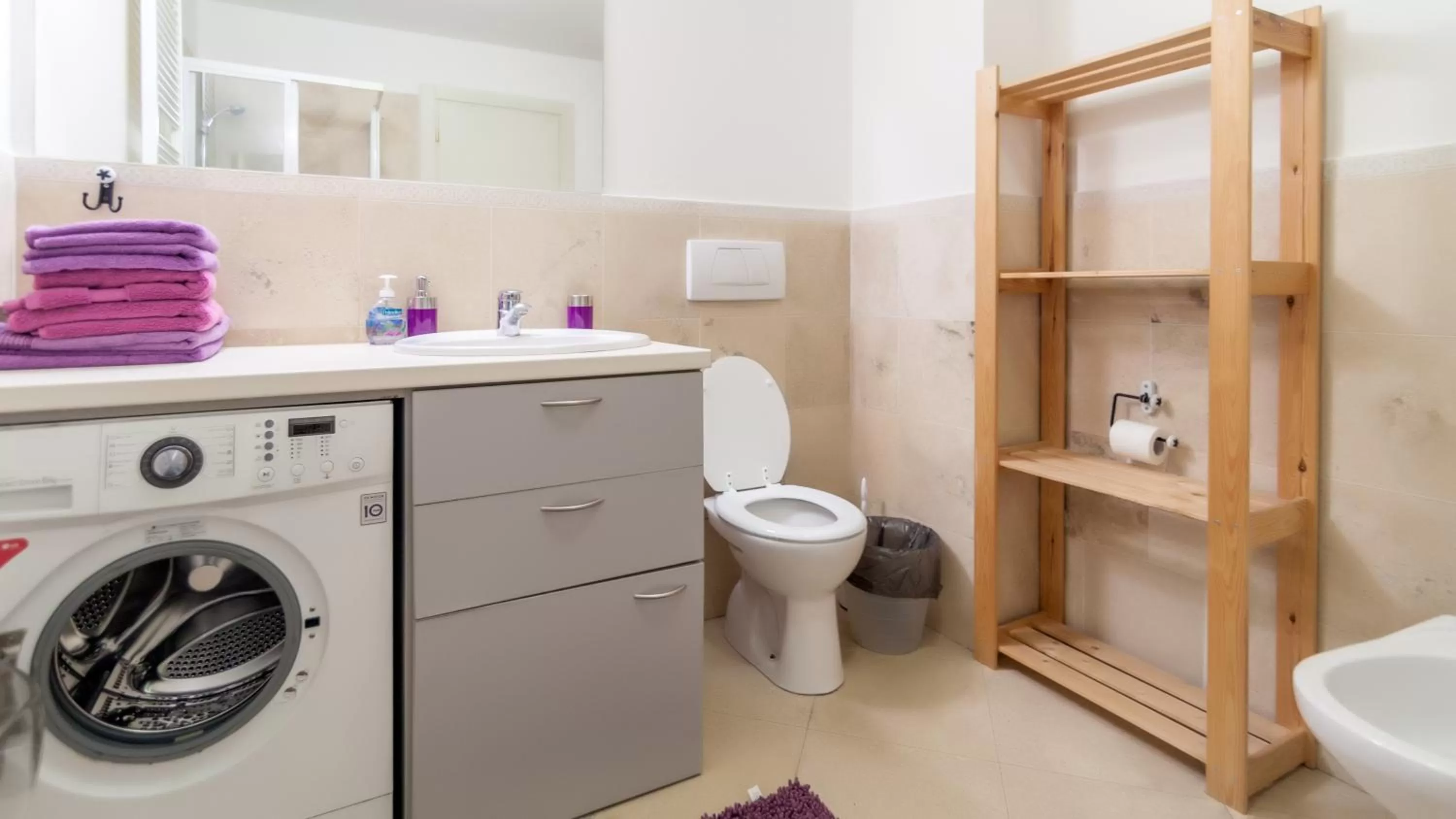 Bathroom in Legerova 33 Apartments