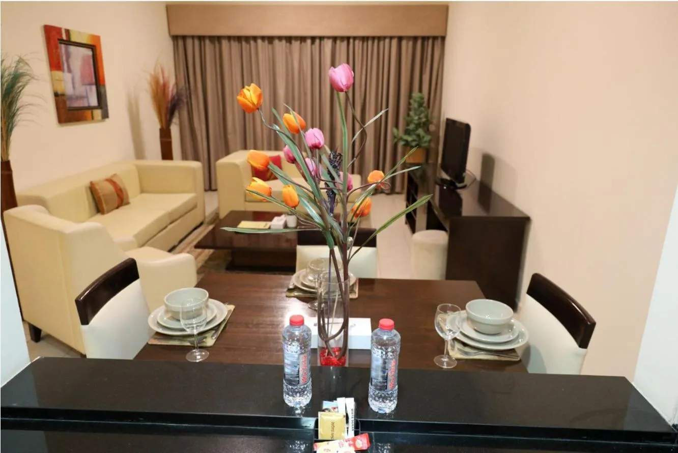 Living room in Parkside Hotel Apartment